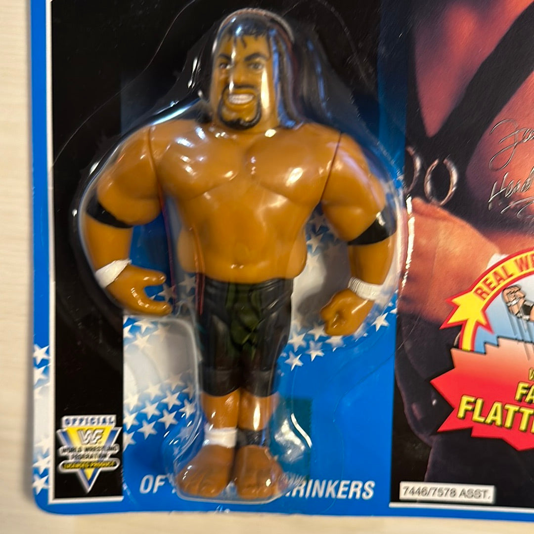 Fatu the Headshrinker Series 10 WWF Hasbro