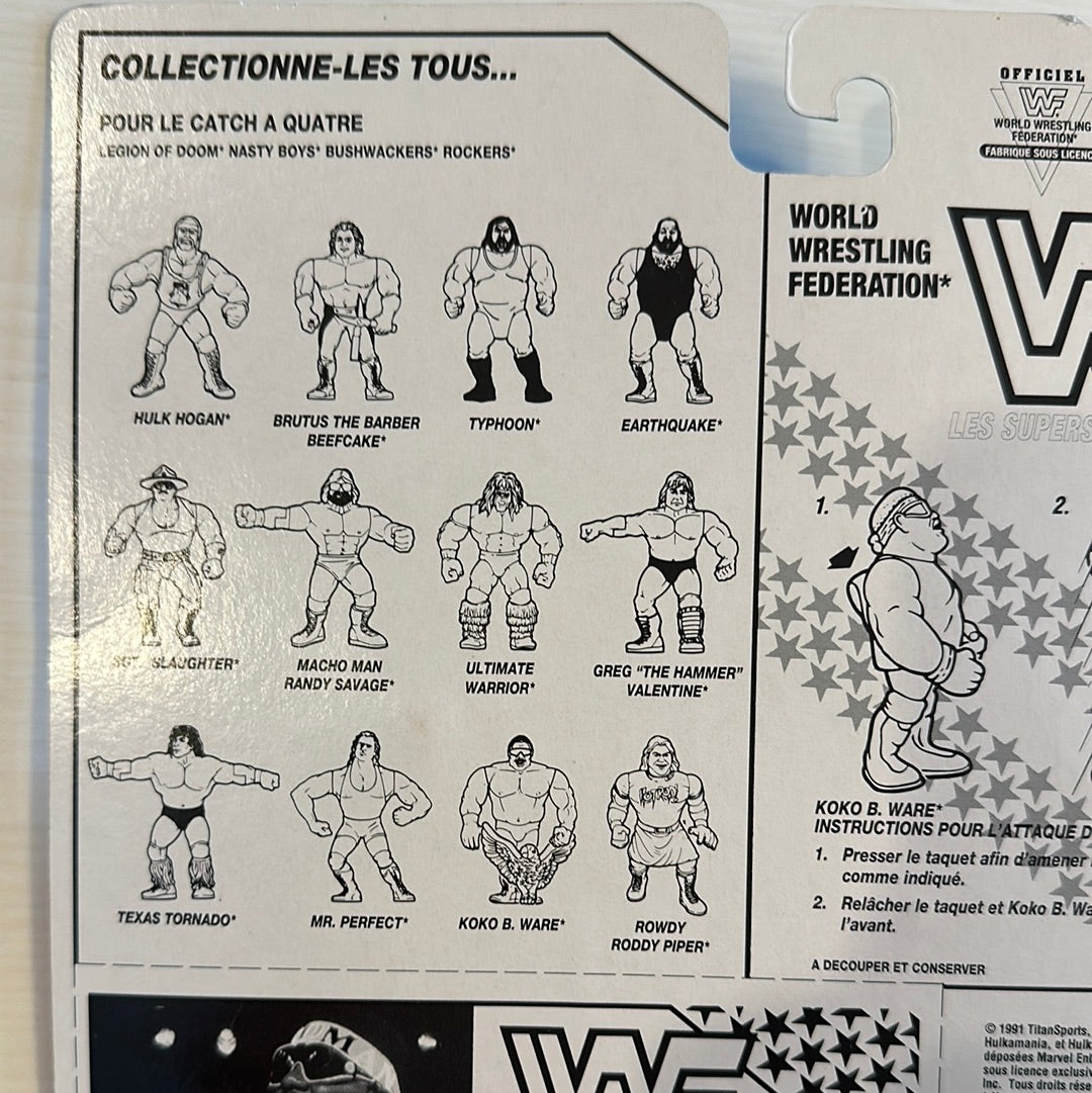 Koko B Ware Series 3 WWF Hasbro