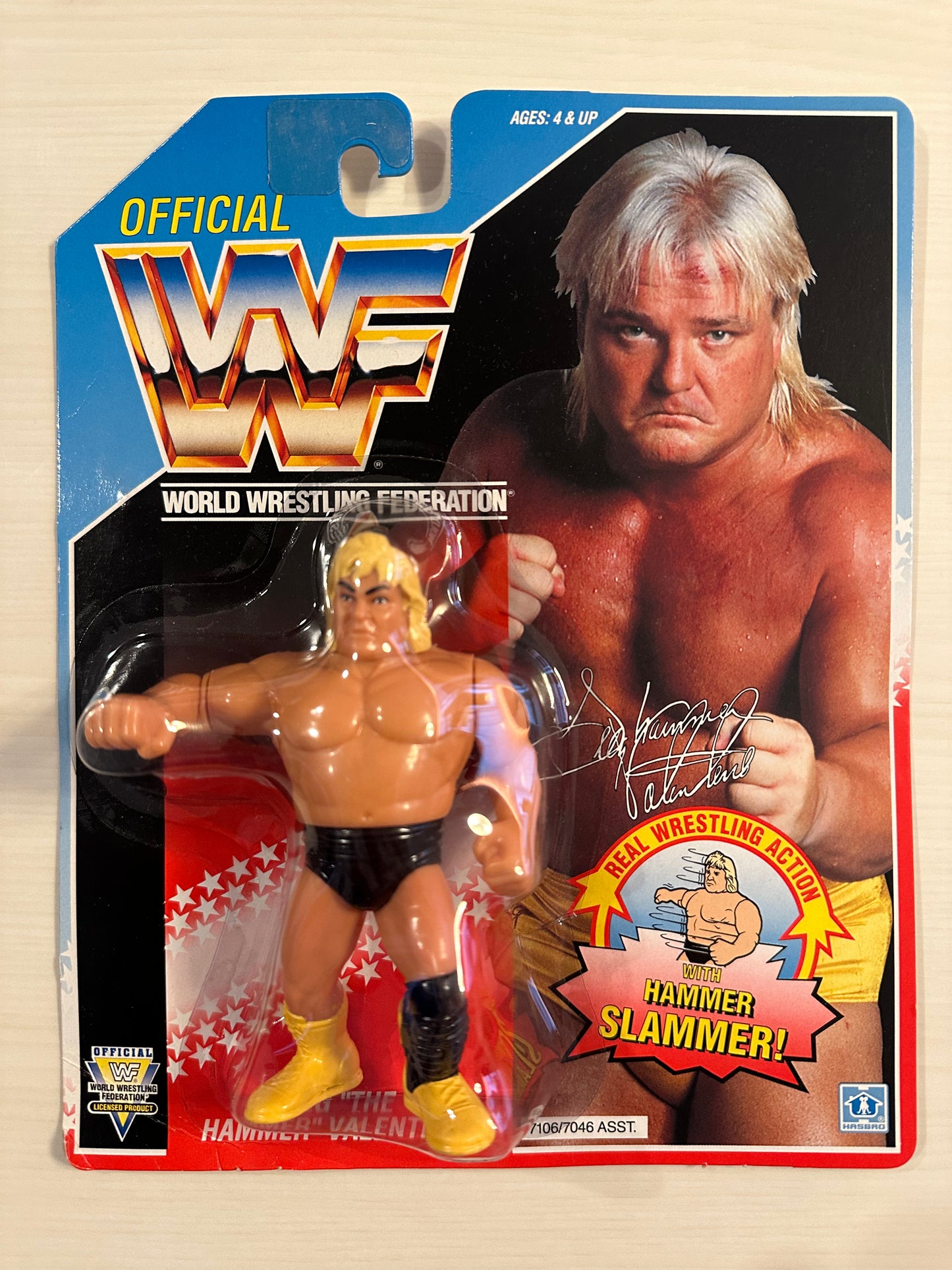 Greg the Hammer Valentine Series 3 WWF Hasbro