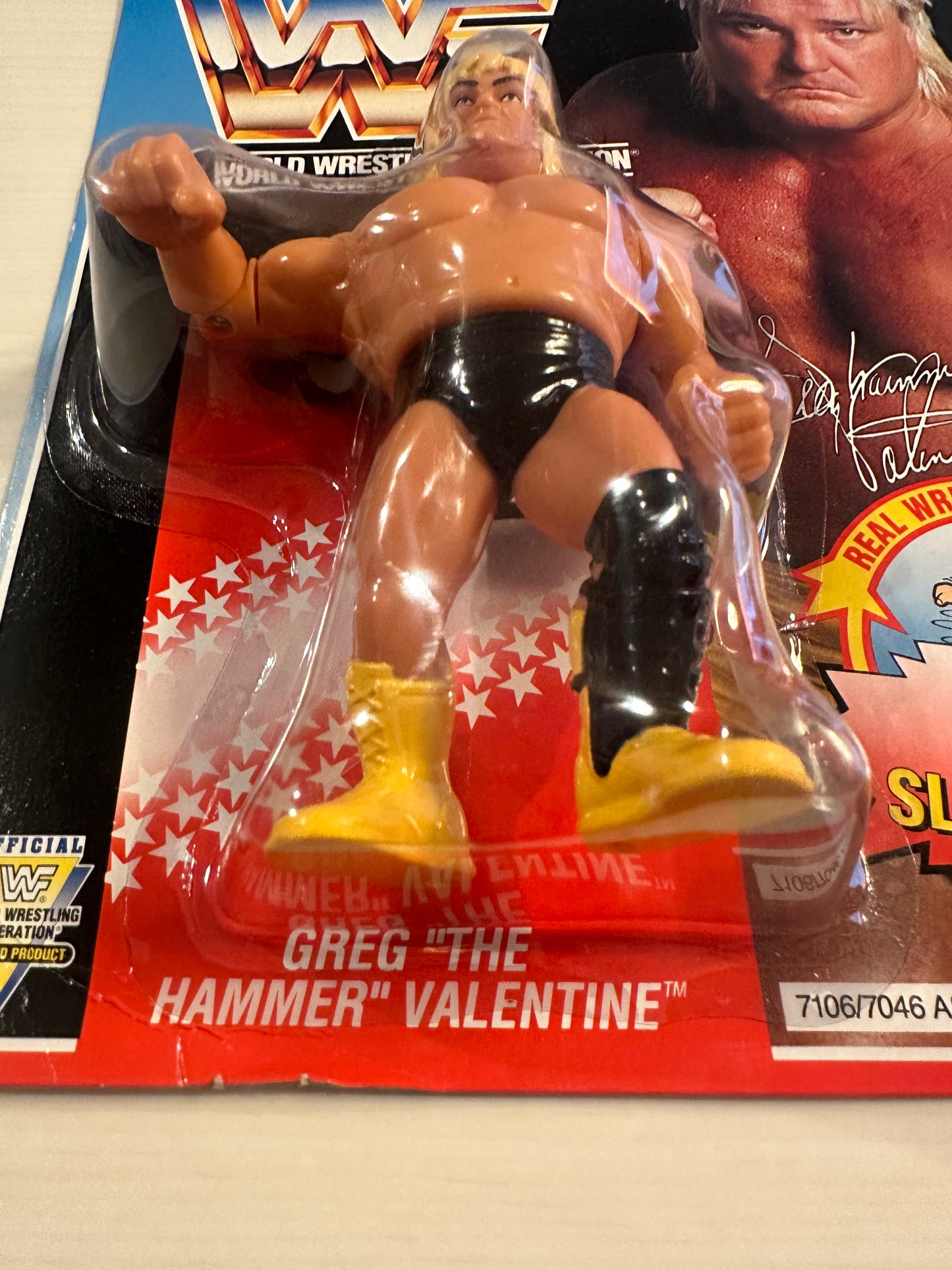 Greg the Hammer Valentine Series 3 WWF Hasbro