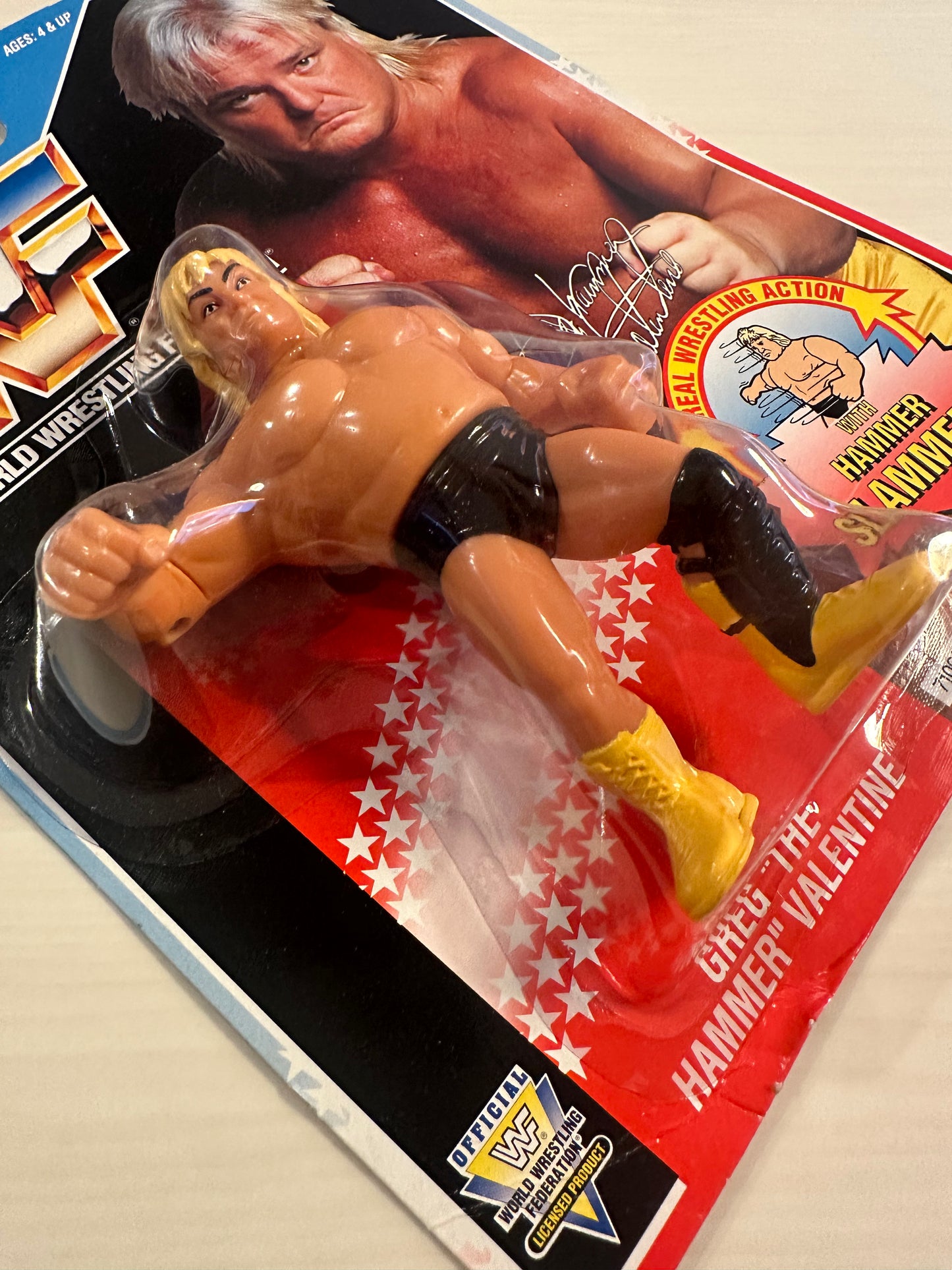 Greg the Hammer Valentine Series 3 WWF Hasbro