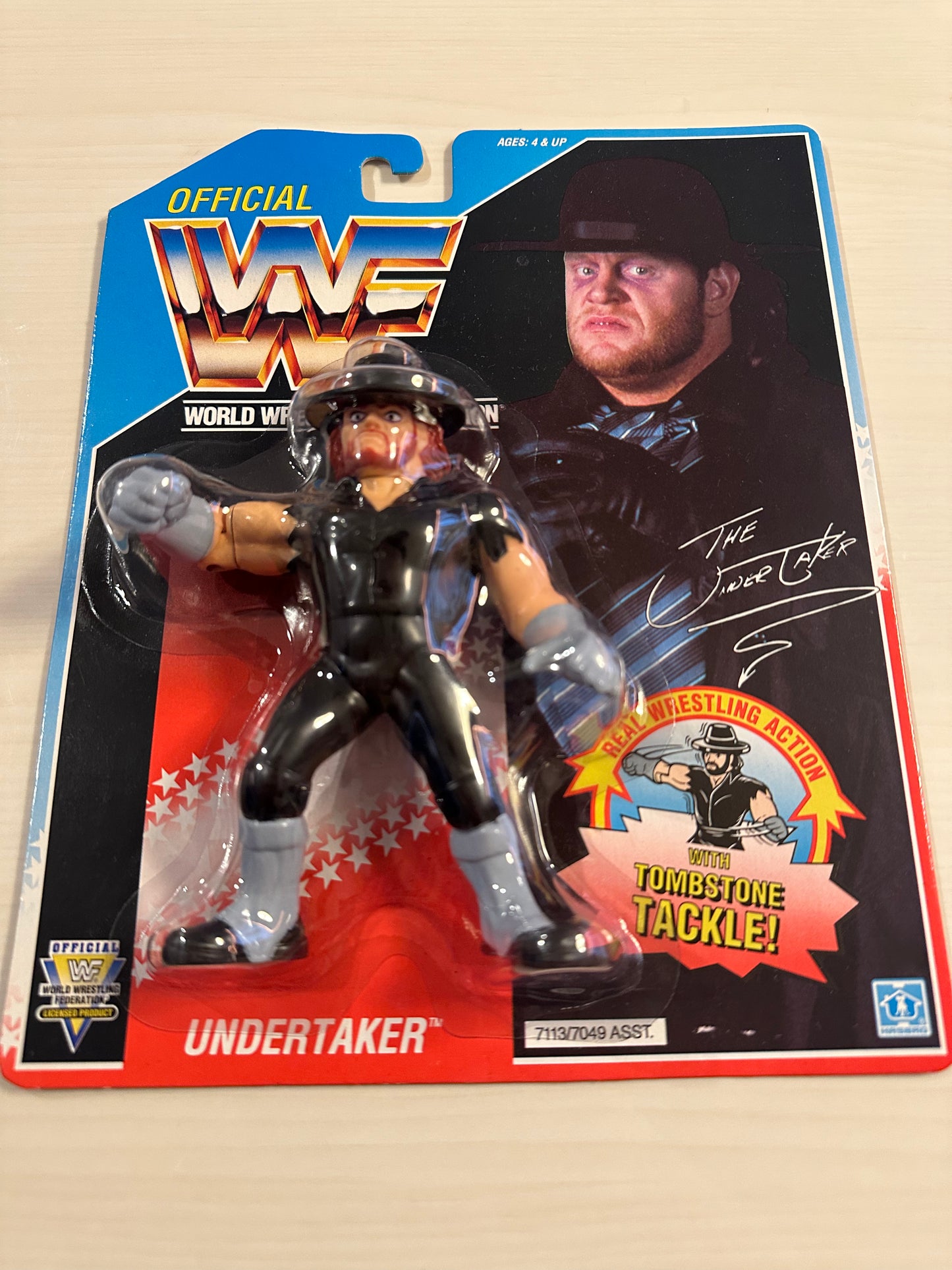 The Undertaker Series 4 WWF Hasbro