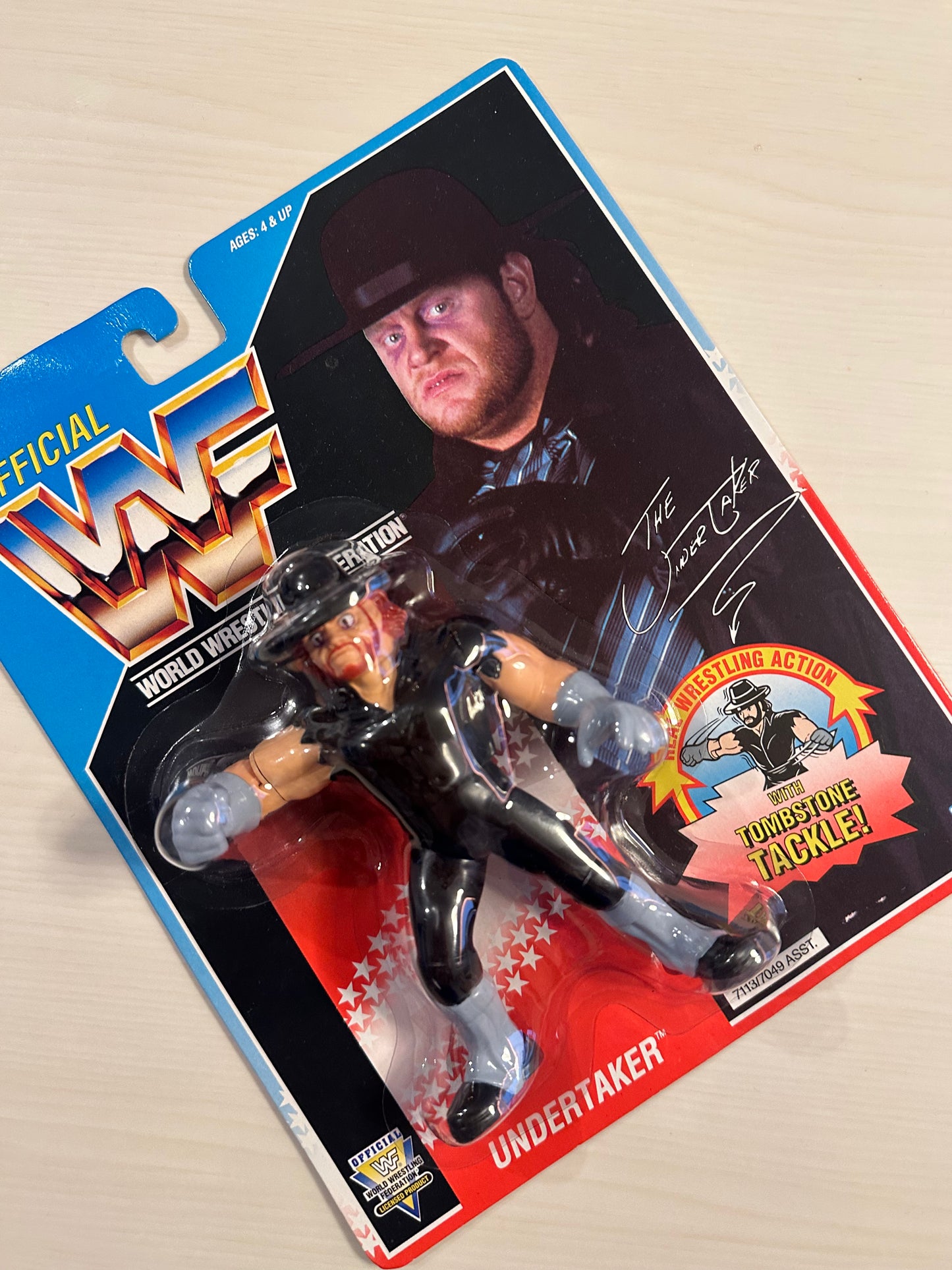 The Undertaker Series 4 WWF Hasbro