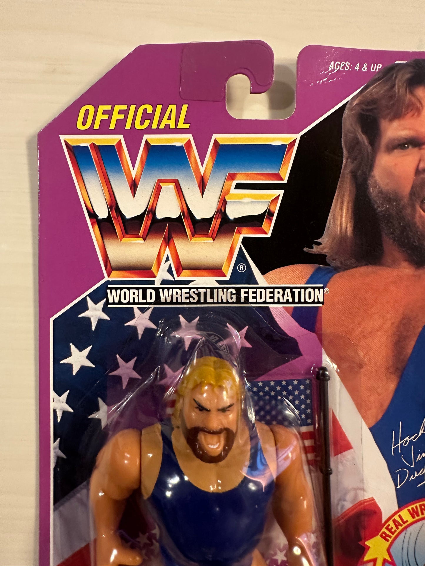 Hacksaw Jim Duggan Series 9 WWF Hasbro
