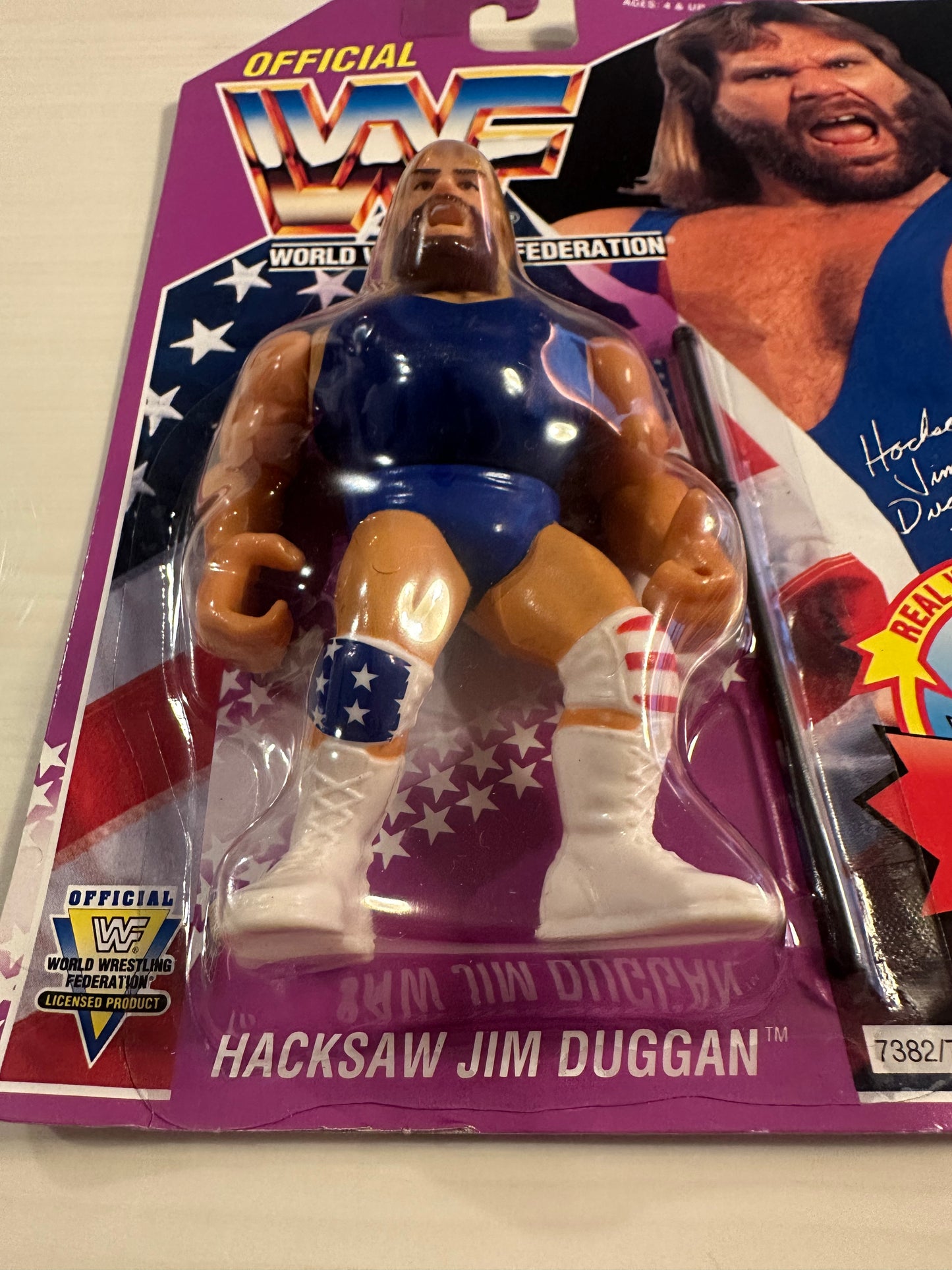 Hacksaw Jim Duggan Series 9 WWF Hasbro