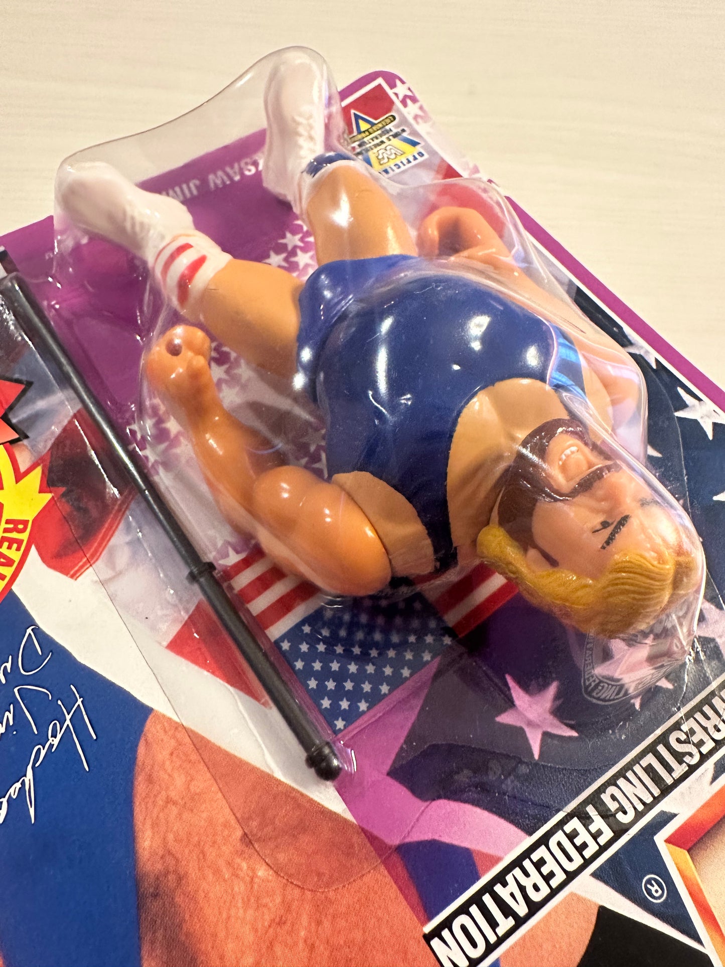 Hacksaw Jim Duggan Series 9 WWF Hasbro