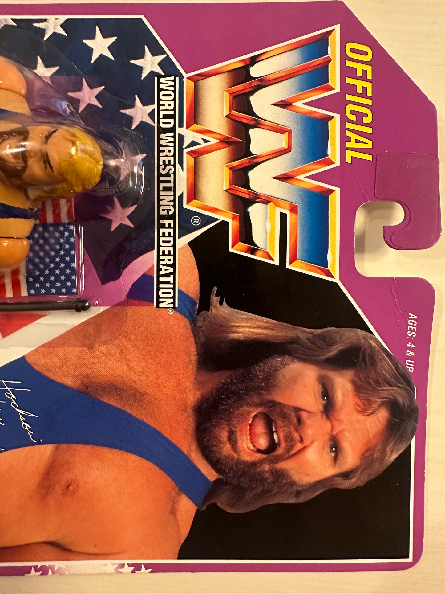 Hacksaw Jim Duggan Series 9 WWF Hasbro