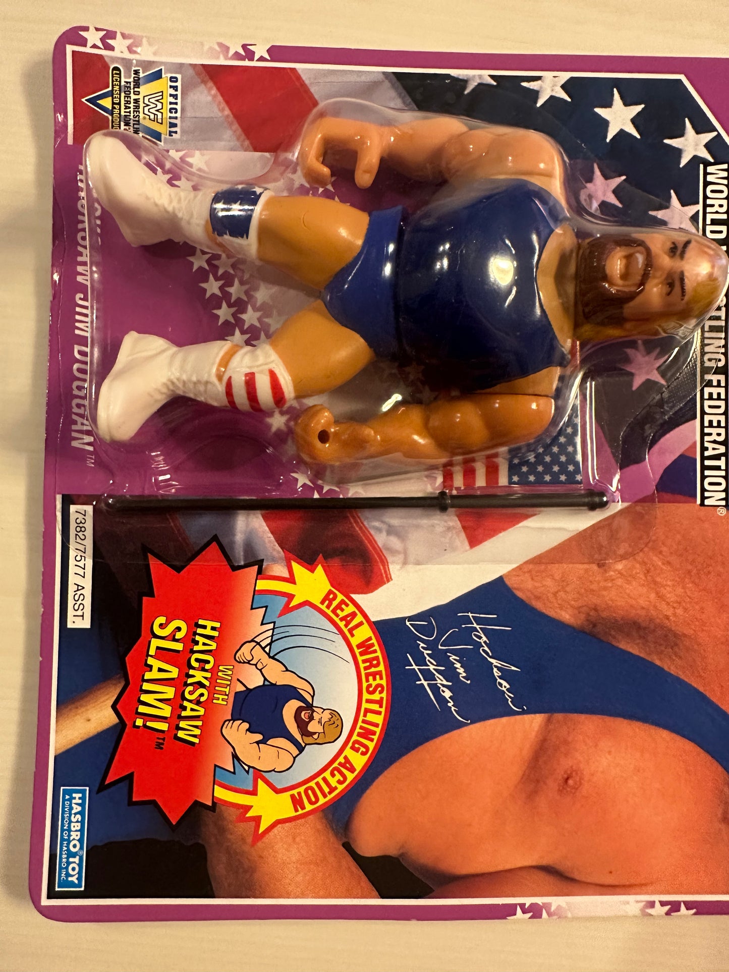 Hacksaw Jim Duggan Series 9 WWF Hasbro