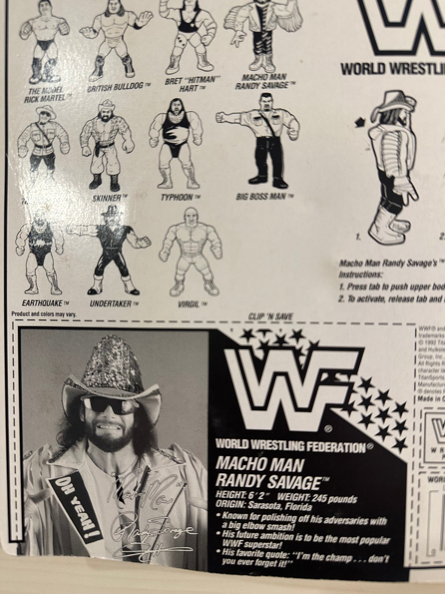 Macho Man Randy Savage Series 5 WWF Hasbro