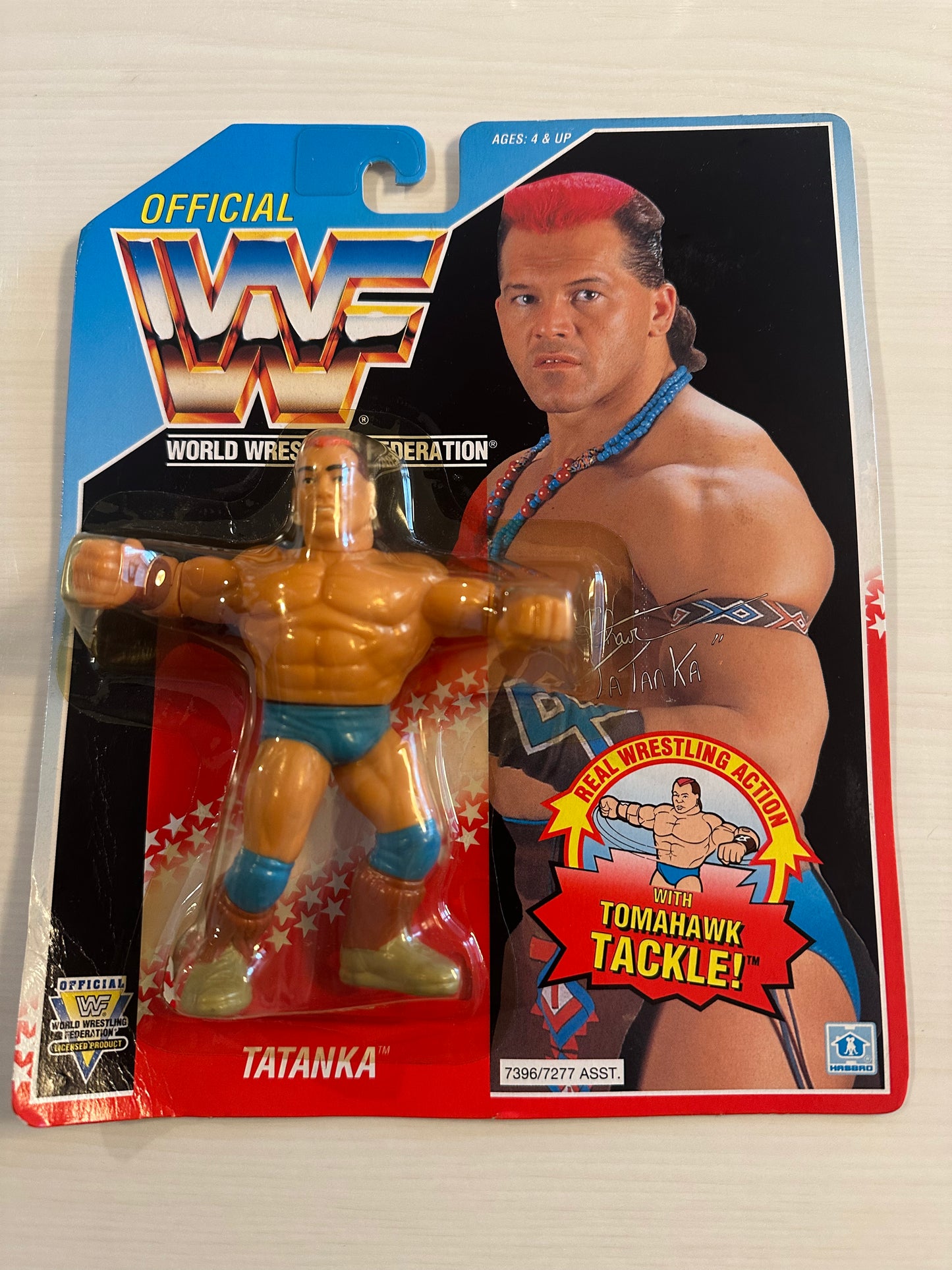 Tatanka Series 6 WWF Hasbro