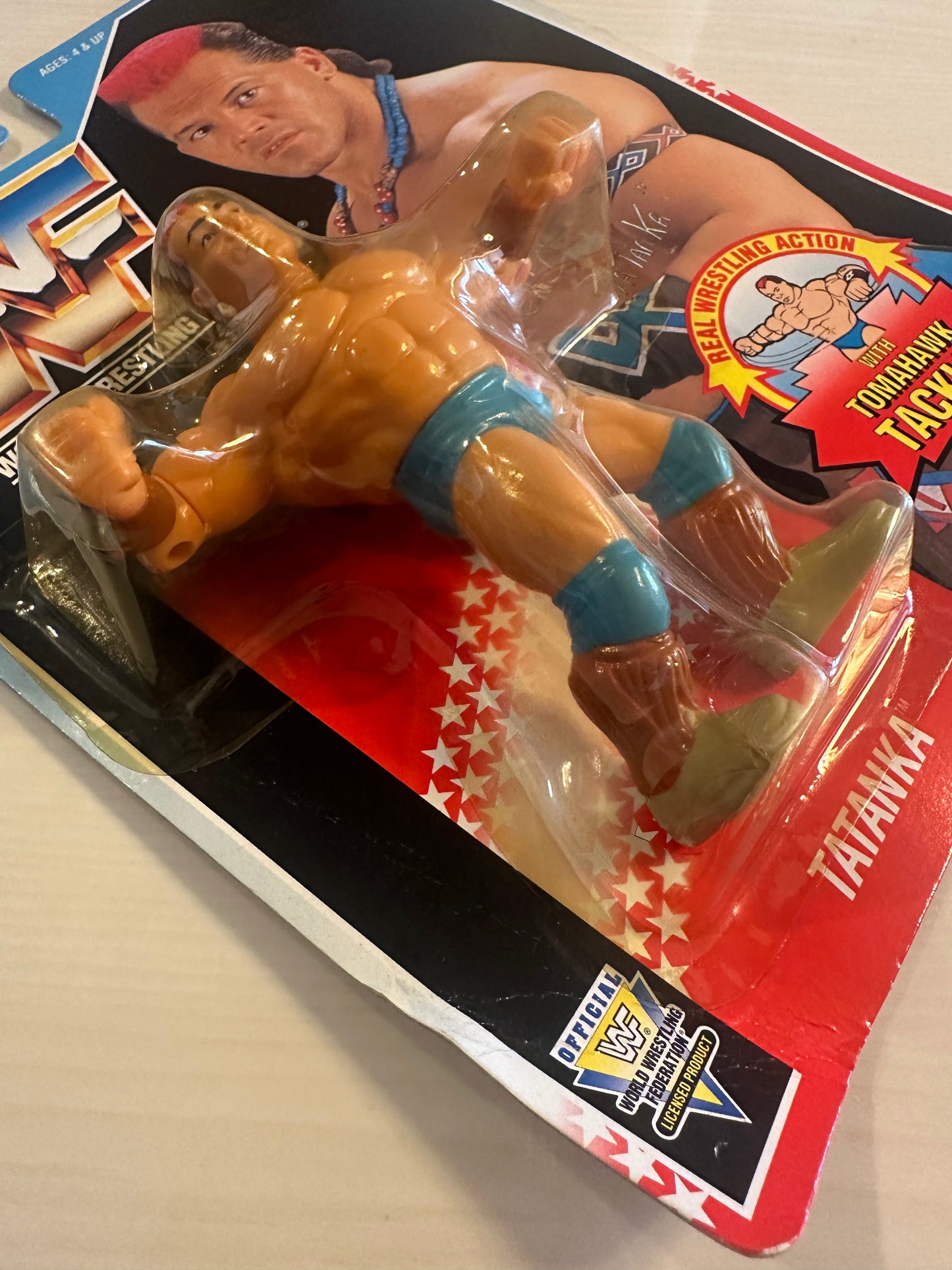 Tatanka Series 6 WWF Hasbro