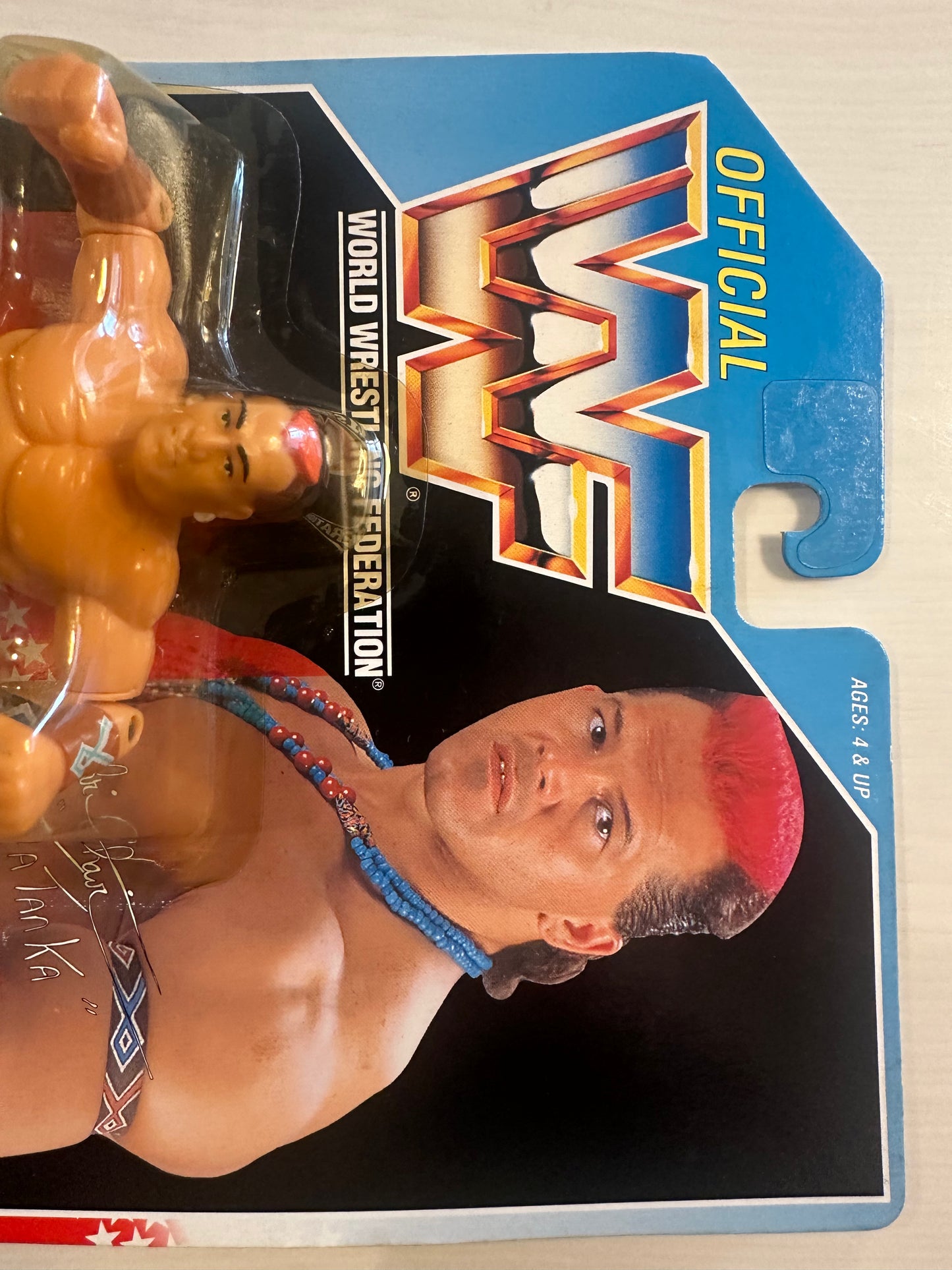 Tatanka Series 6 WWF Hasbro
