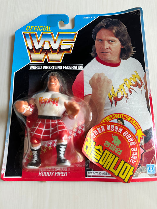 Rowdy Roddy Piper Series 2 WWF Hasbro MOC Korean variant