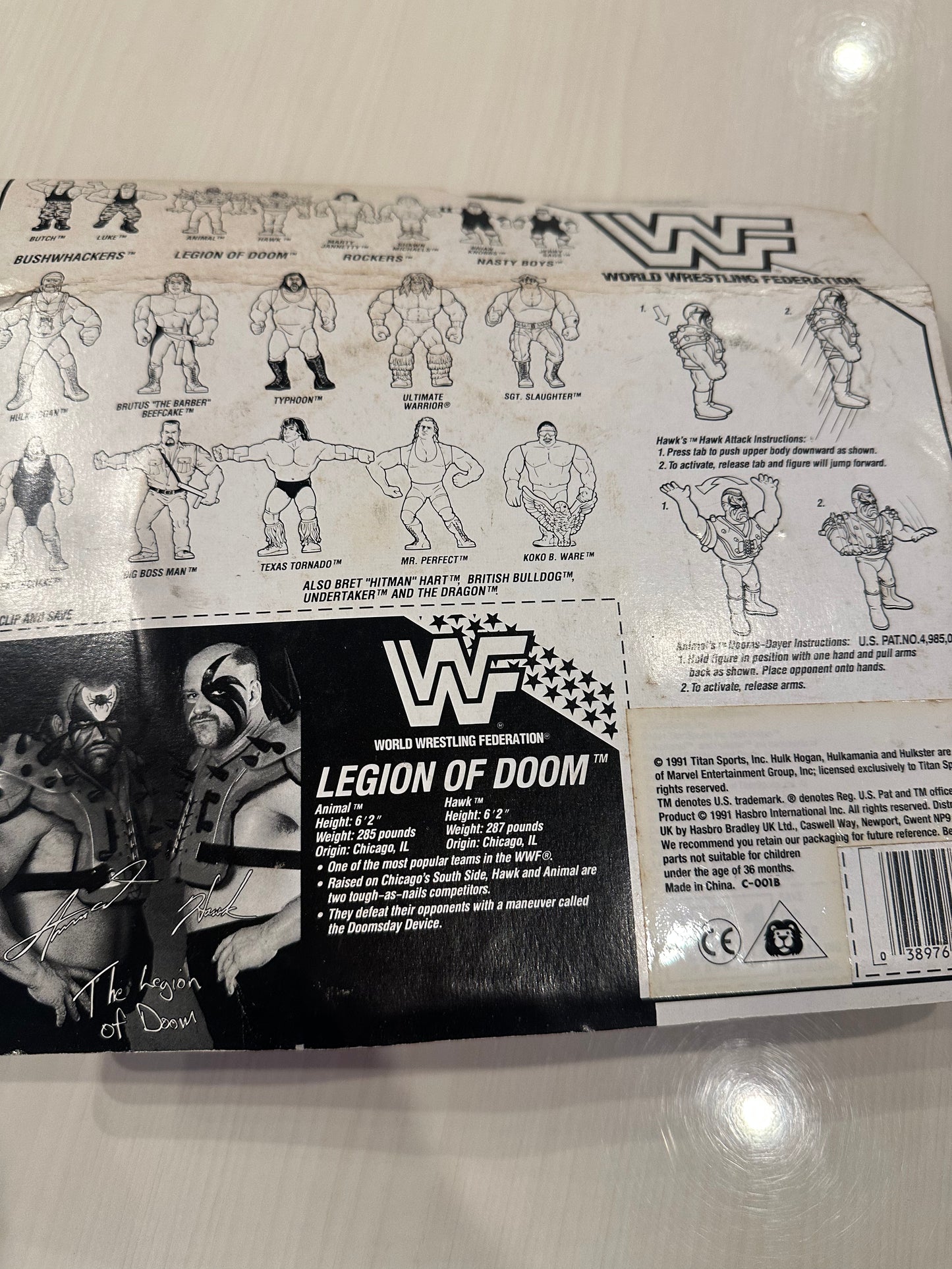 The Legion of Doom Series 2 WWF Hasbro MOC figure