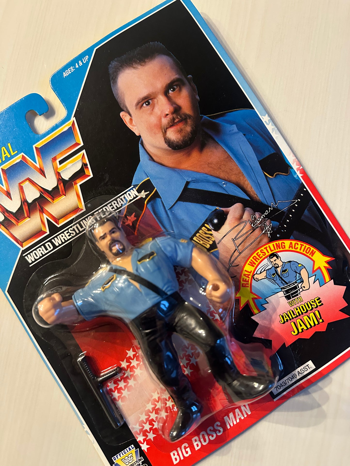 Big Boss Man Series 3 WWF Hasbro MOC figure