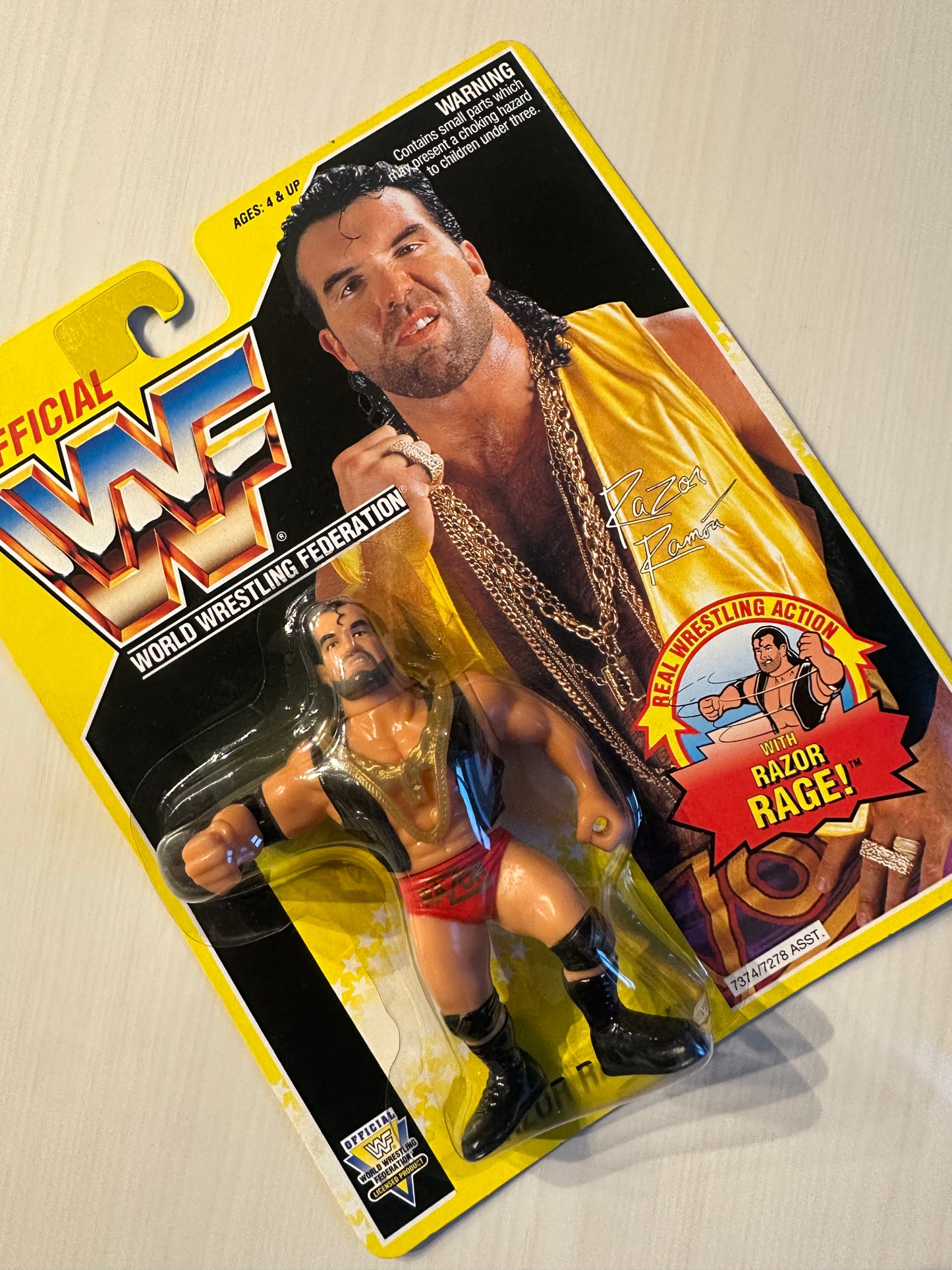 Razor Ramon Series 7 WWF Hasbro MOC figure