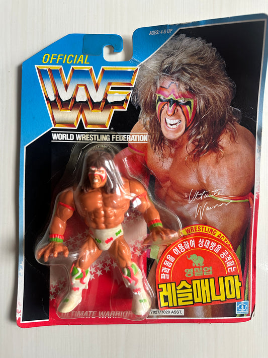 Ultimate Warrior Series 2 WWF Hasbro MOC Korean variant