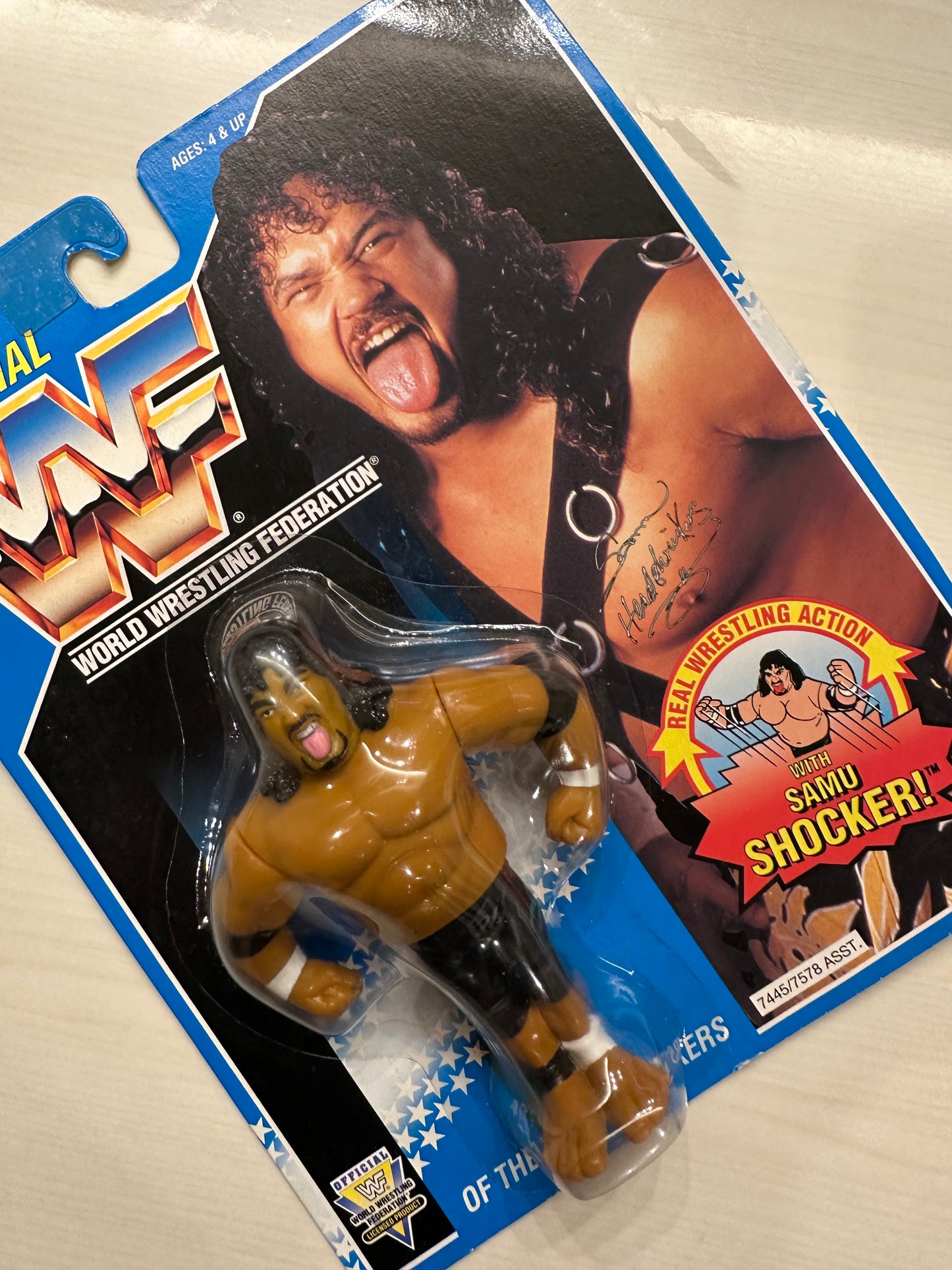 Samu the Headshrinker Series 10 WWF Hasbro