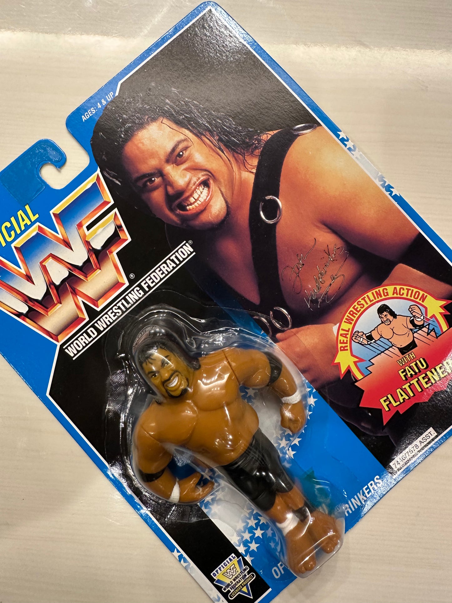Fatu the Headshrinker Series 10 WWF Hasbro