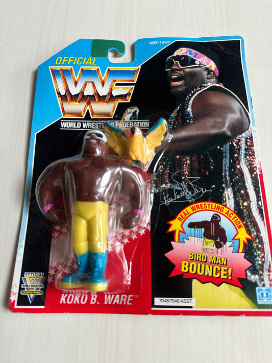 Koko B Ware Series 3 WWF Hasbro MOC figure