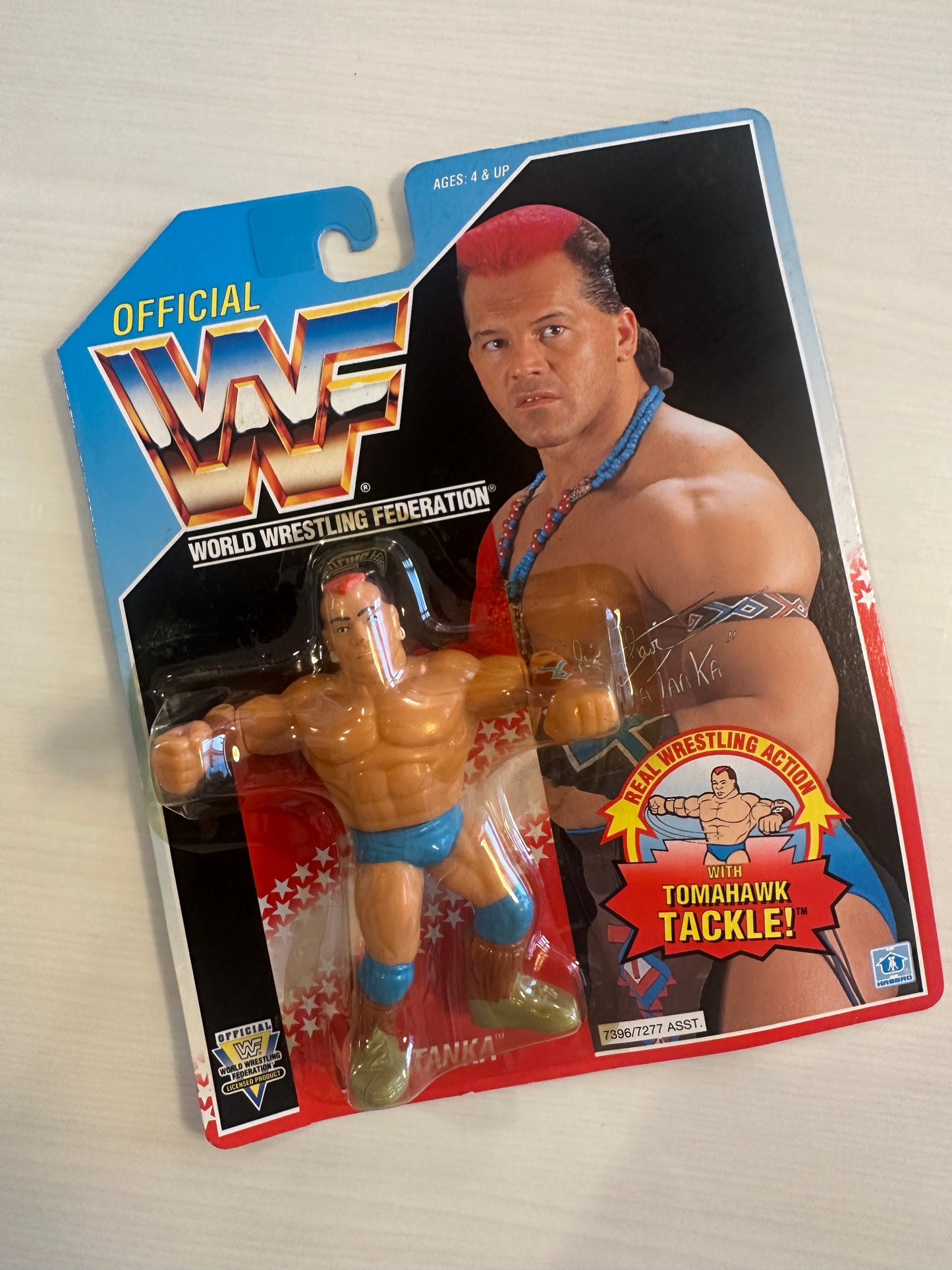 Tatanka Series 6 WWF Hasbro