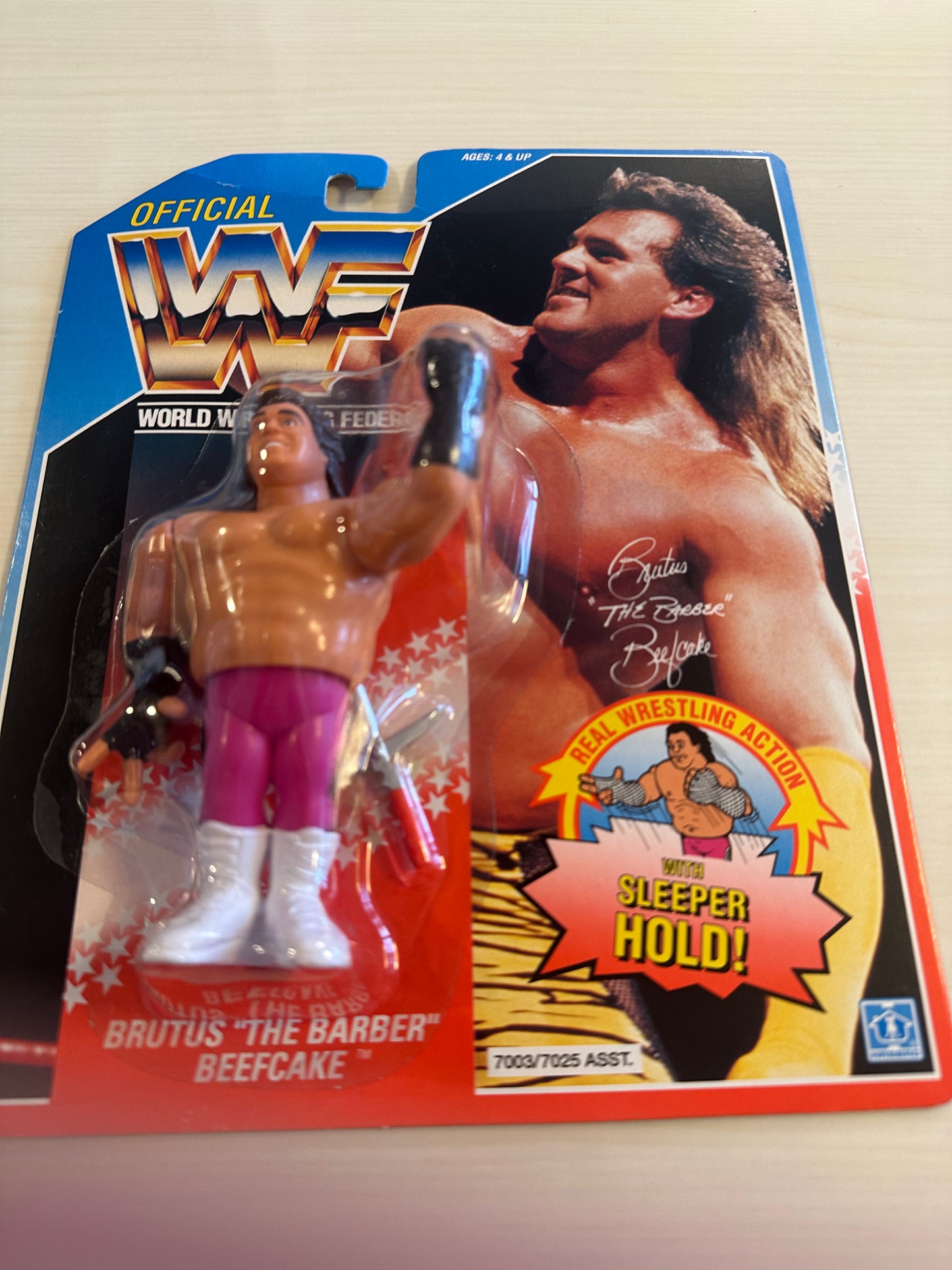 Brutus the Barber Beefcake Series 1 WWF Hasbro