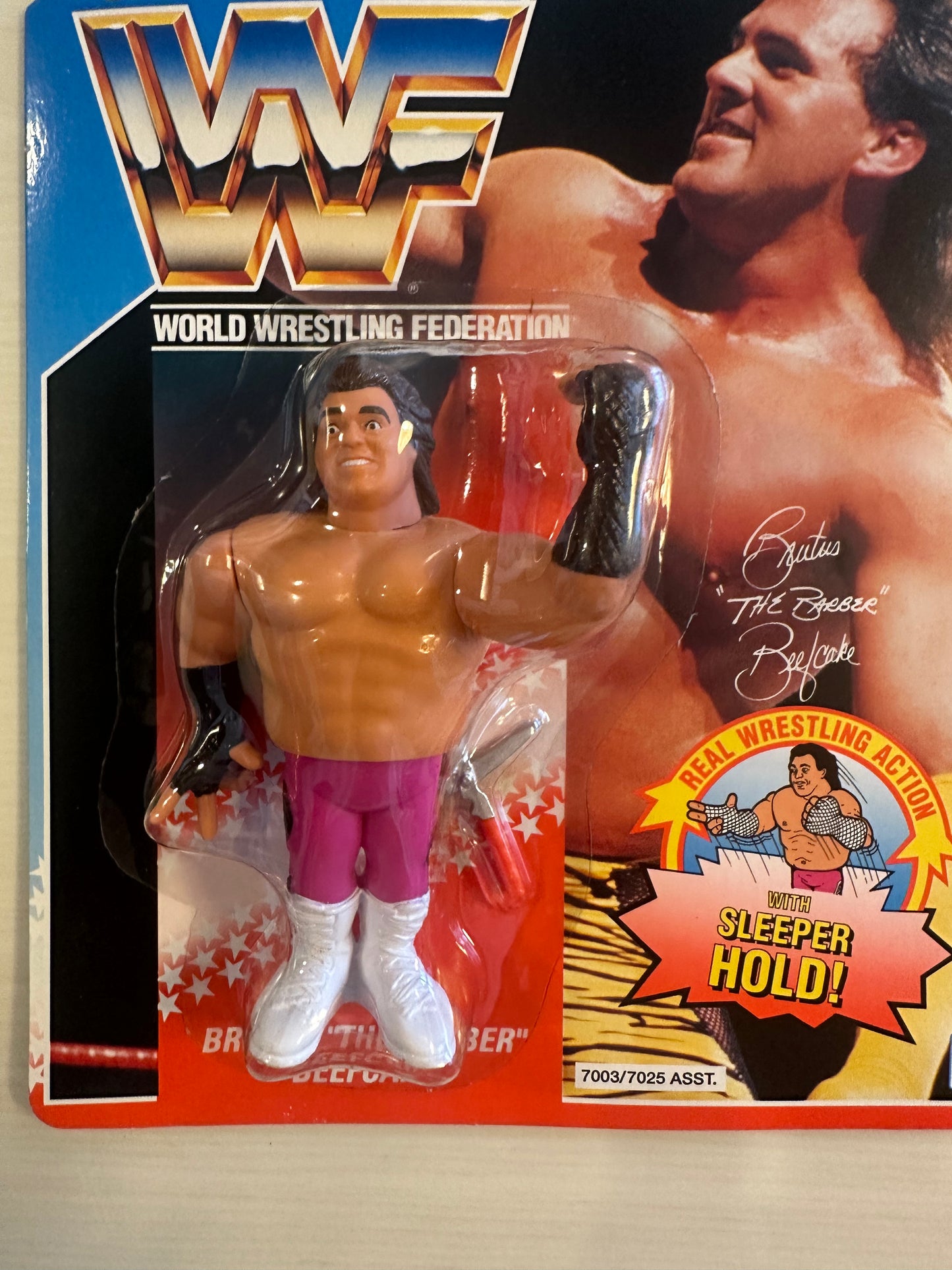 Brutus the Barber Beefcake Series 1 WWF Hasbro