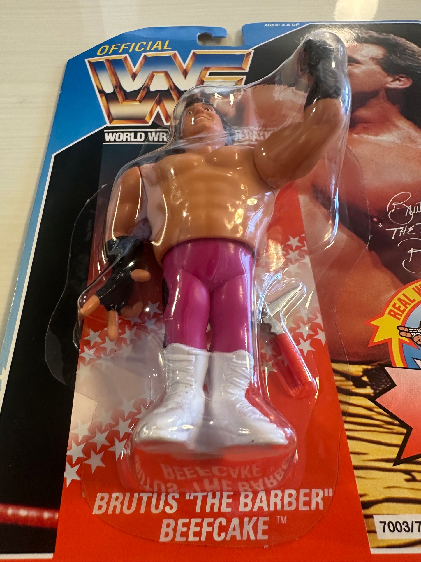 Brutus the Barber Beefcake Series 1 WWF Hasbro