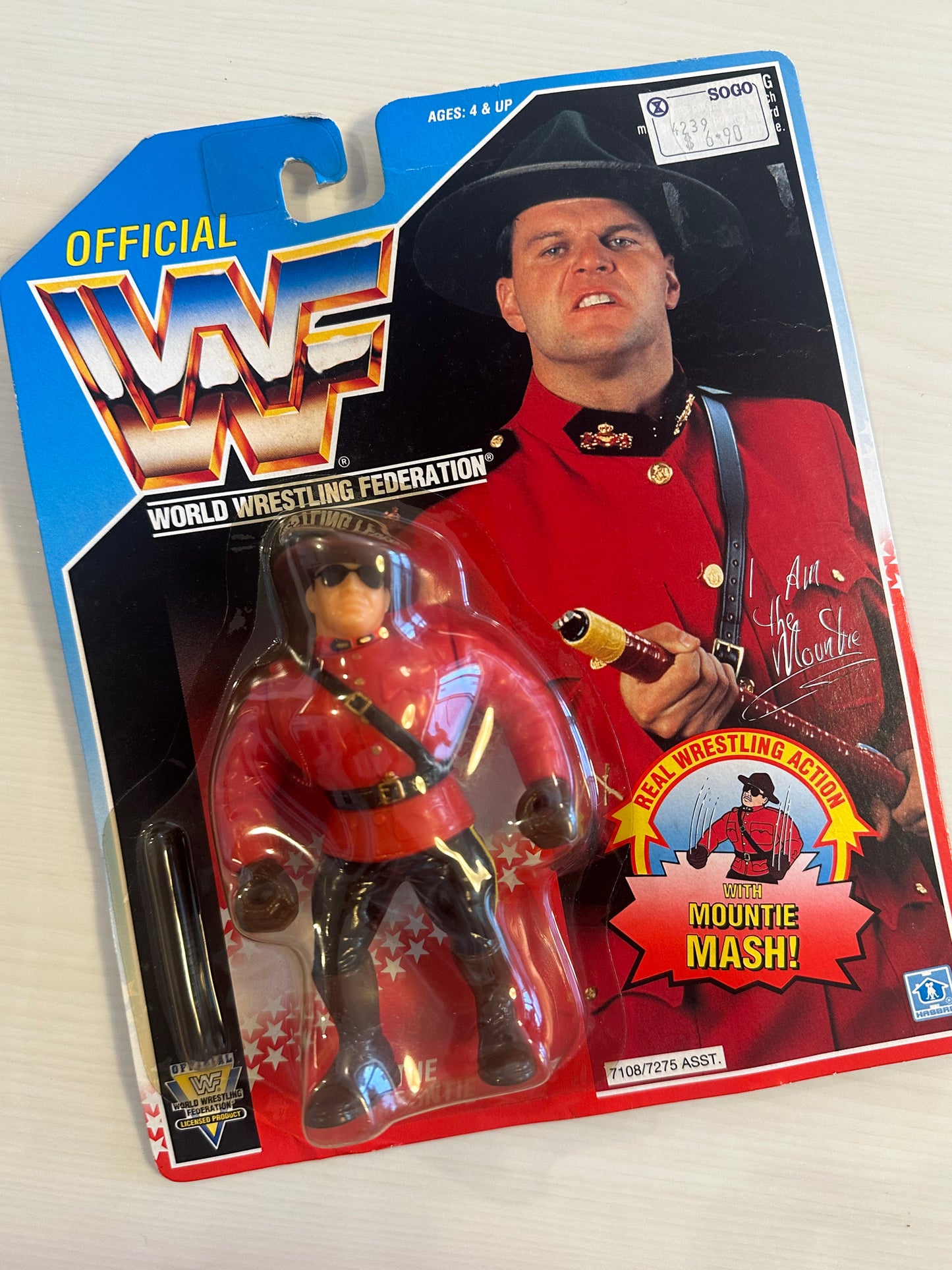 The Mountie Series 5 WWF Hasbro