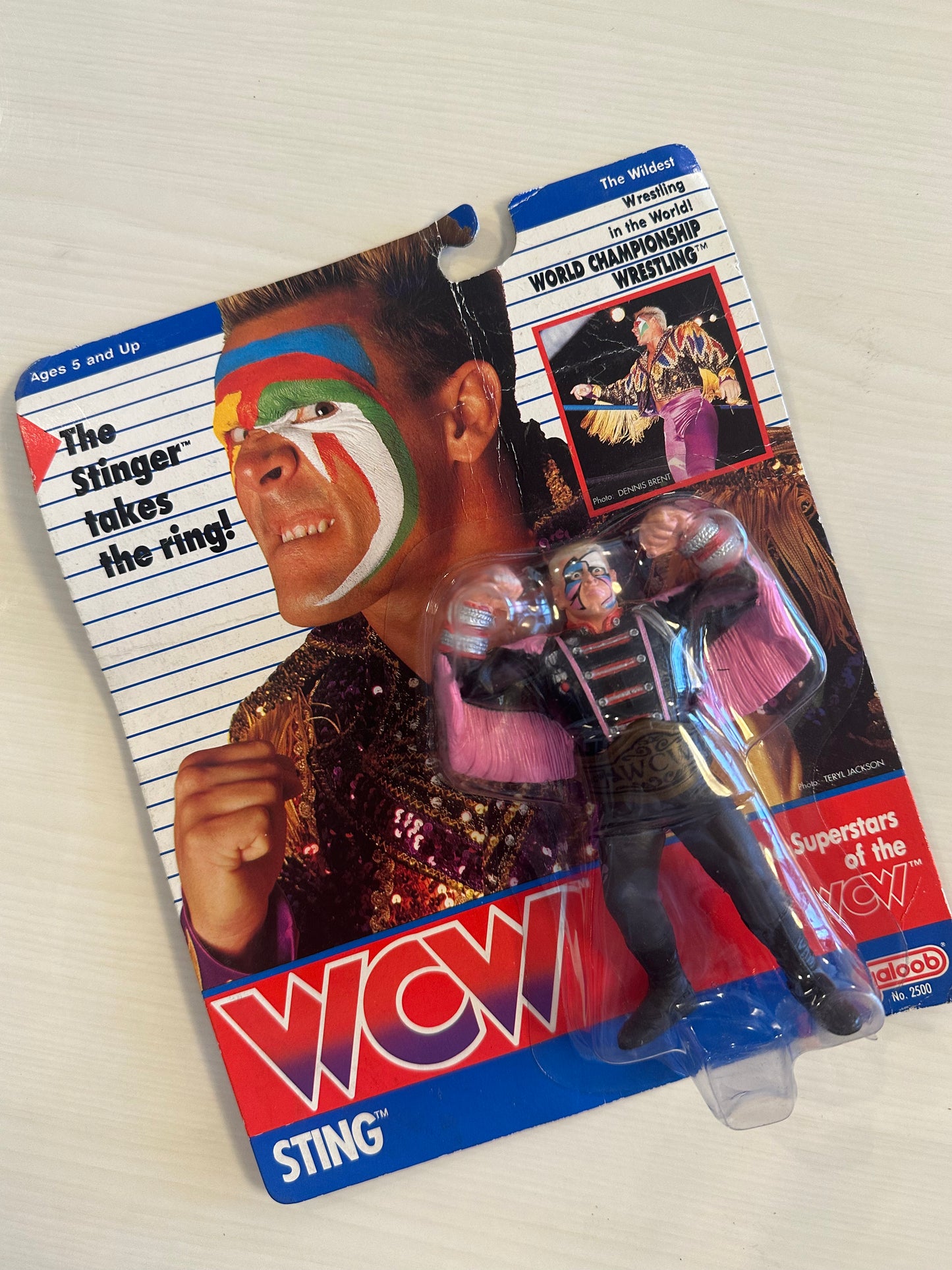 Sting WCW Galoob Pre-ring UK Exclusive