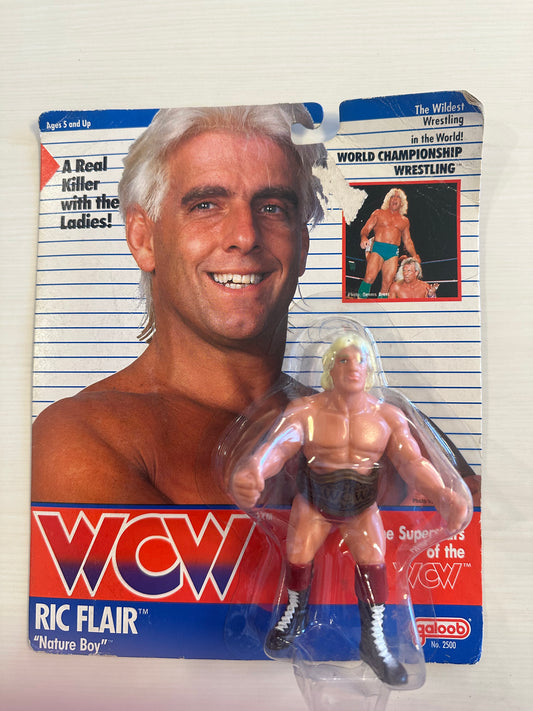 Ric Flair WCW Galoob Red Trunks UK Exclusive