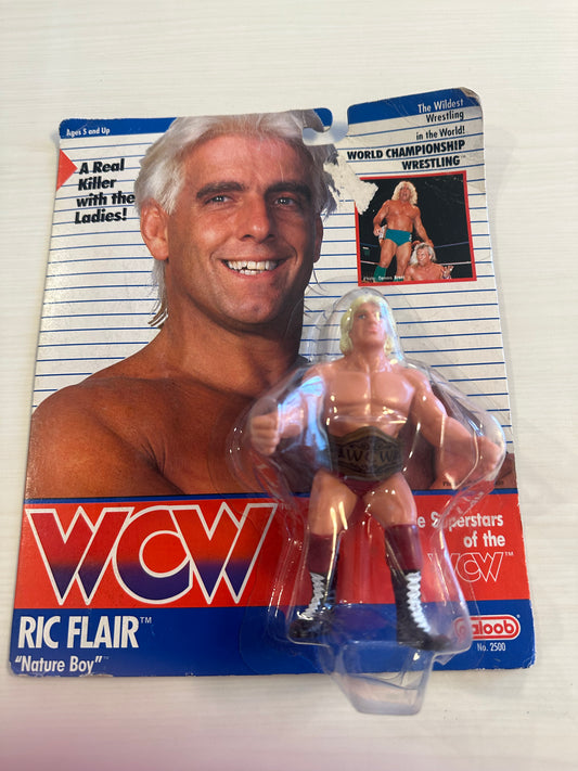 Ric Flair WCW Galoob Red Trunks UK Exclusive