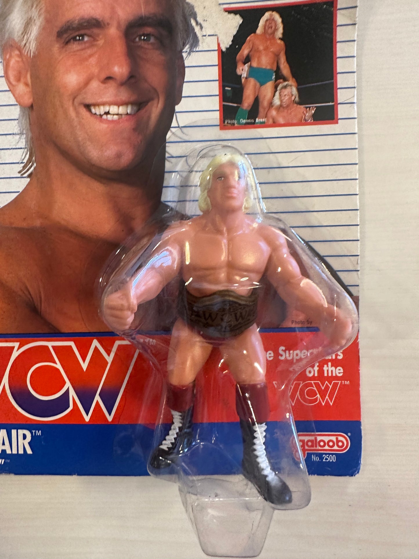 Ric Flair WCW Galoob Red Trunks UK Exclusive