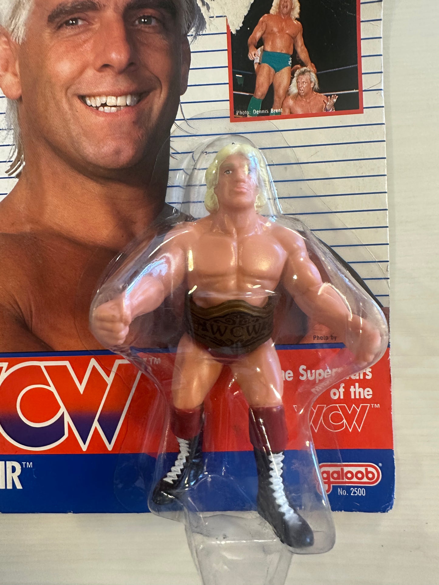 Ric Flair WCW Galoob Red Trunks UK Exclusive