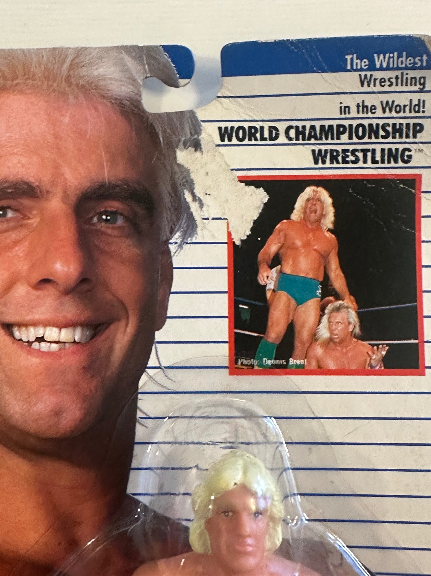Ric Flair WCW Galoob Red Trunks UK Exclusive