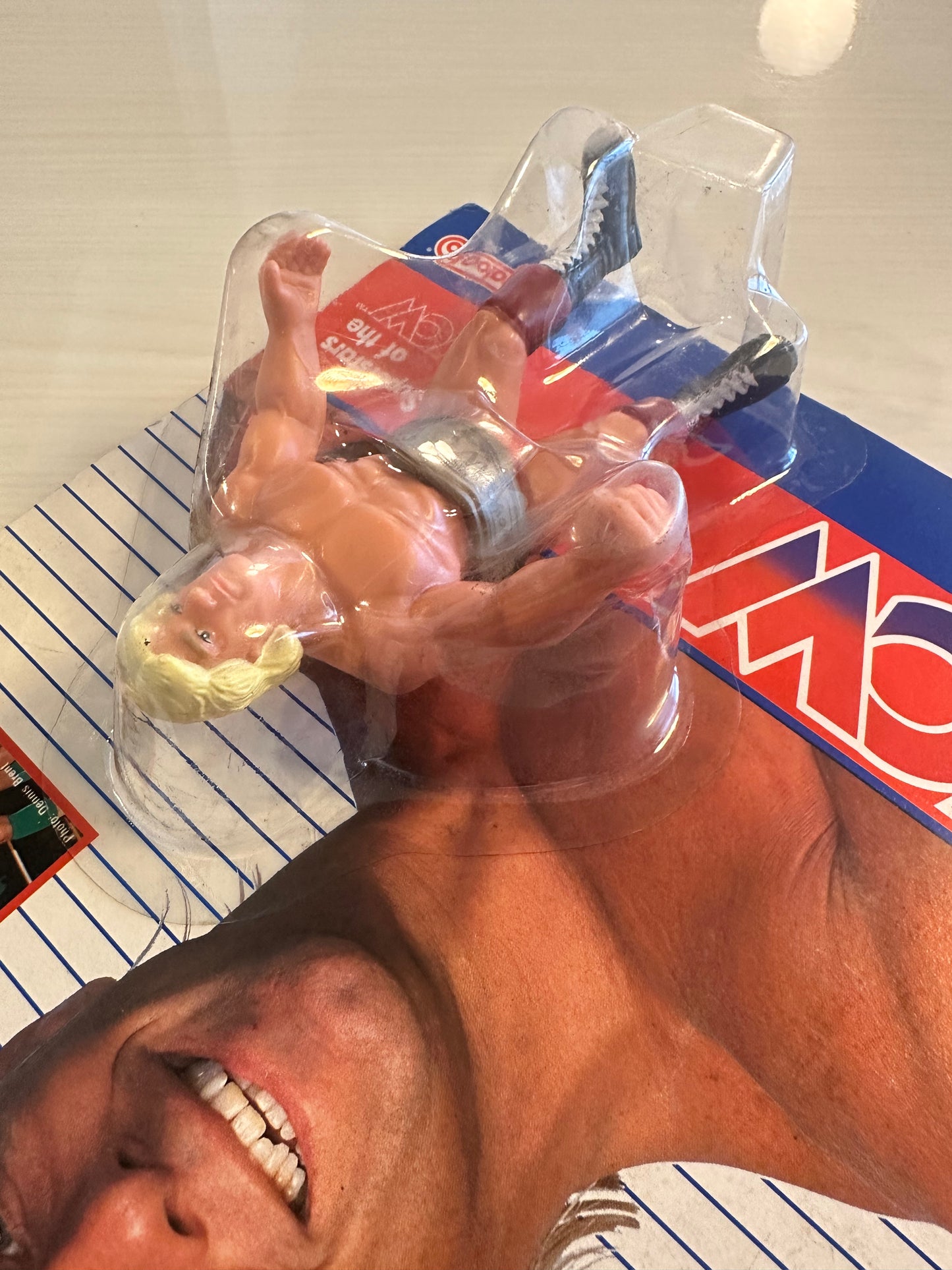 Ric Flair WCW Galoob Red Trunks UK Exclusive