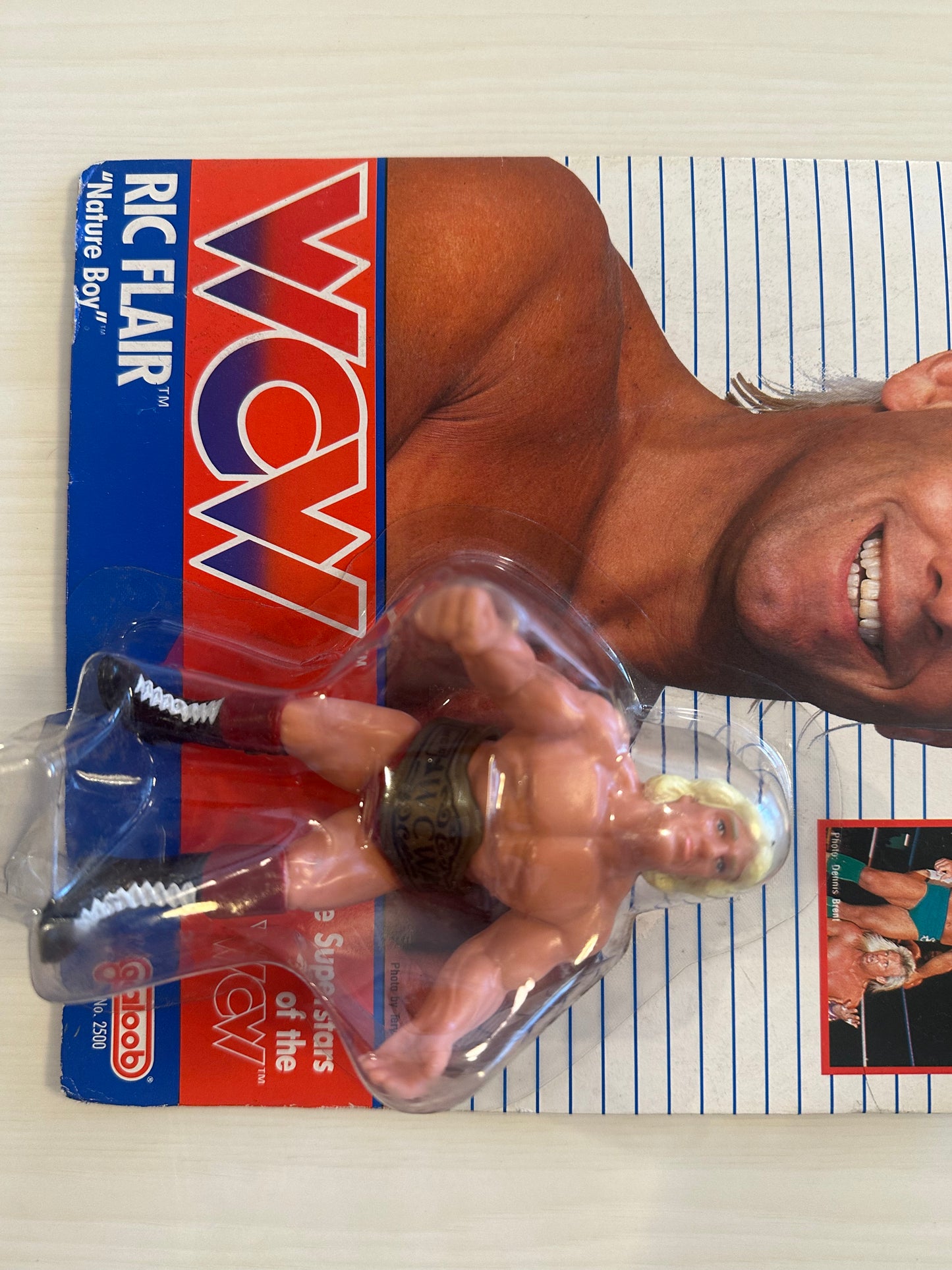 Ric Flair WCW Galoob Red Trunks UK Exclusive