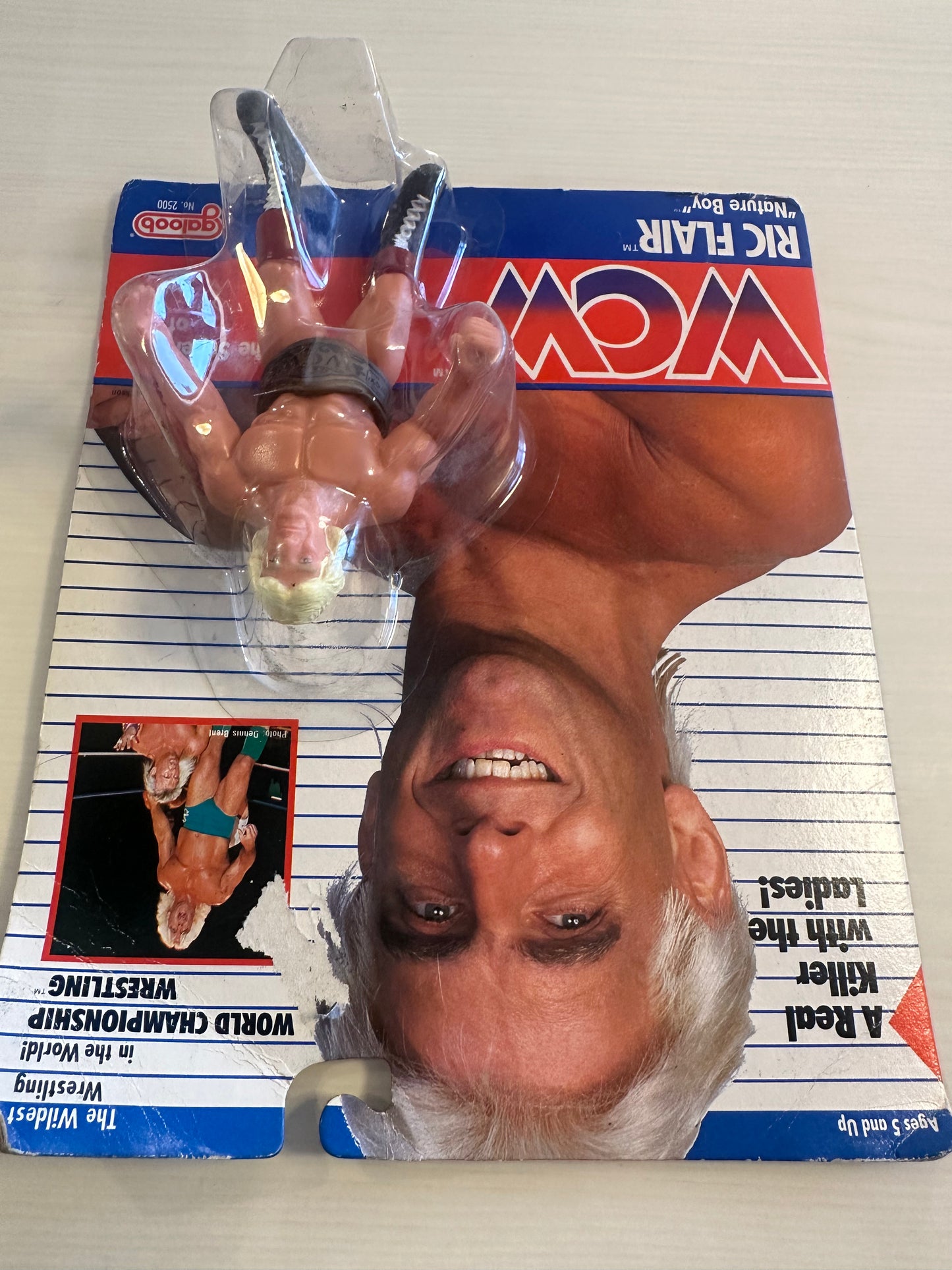 Ric Flair WCW Galoob Red Trunks UK Exclusive