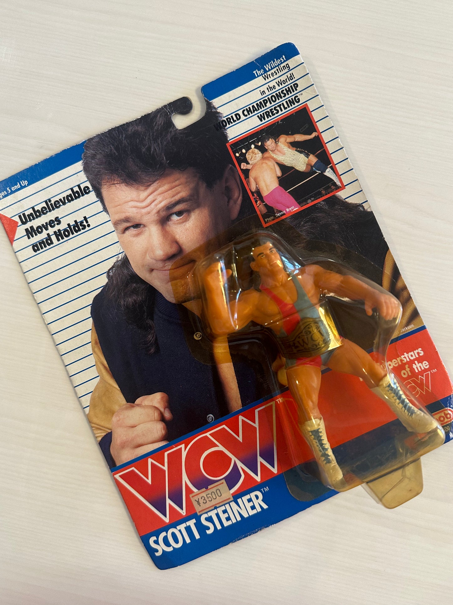 Scott Steiner WCW Galoob Pink and Blue Tights UK Exclusive