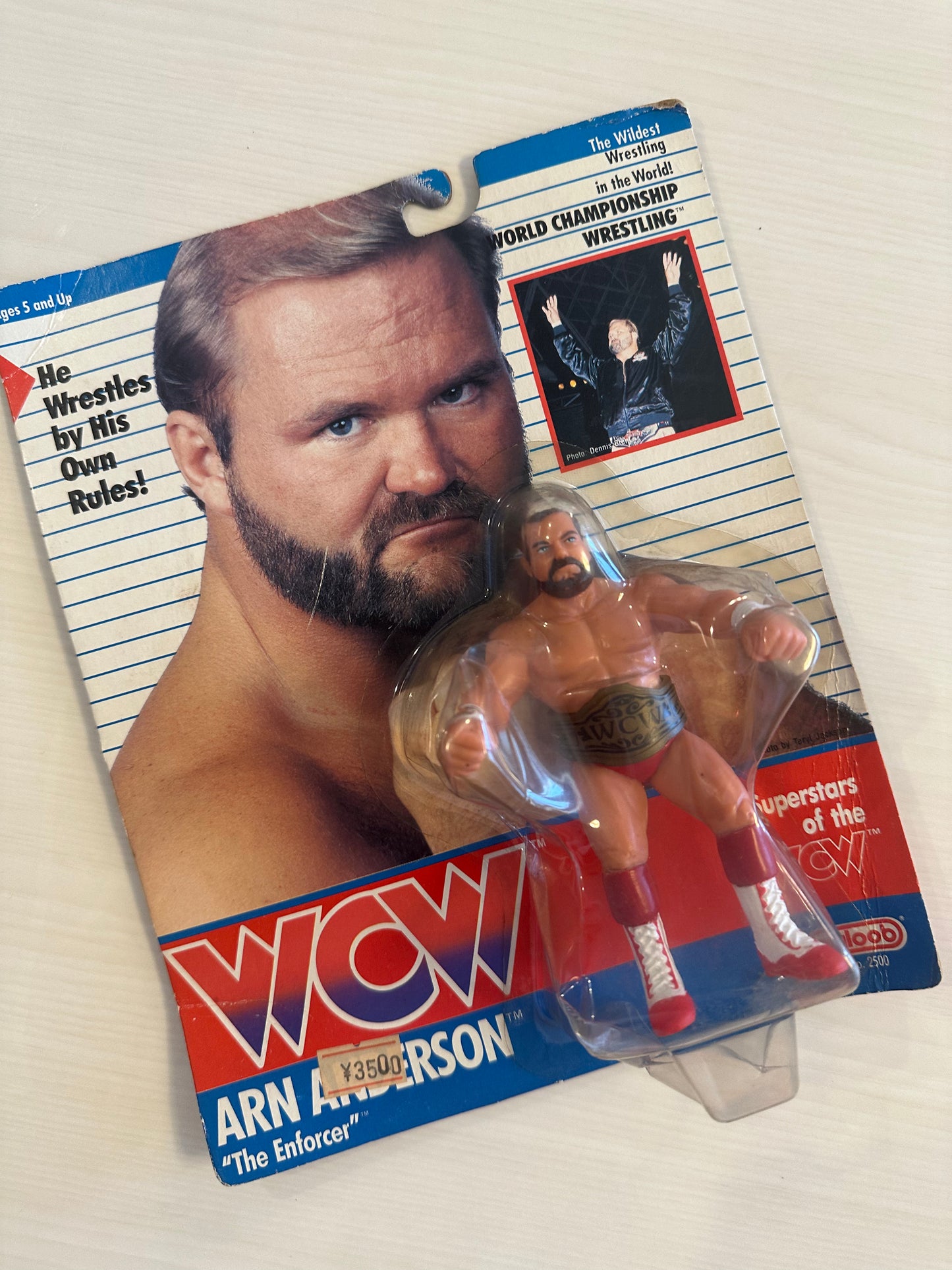 Arn Anderson WCW Galoob Red Trunks UK Exclusive
