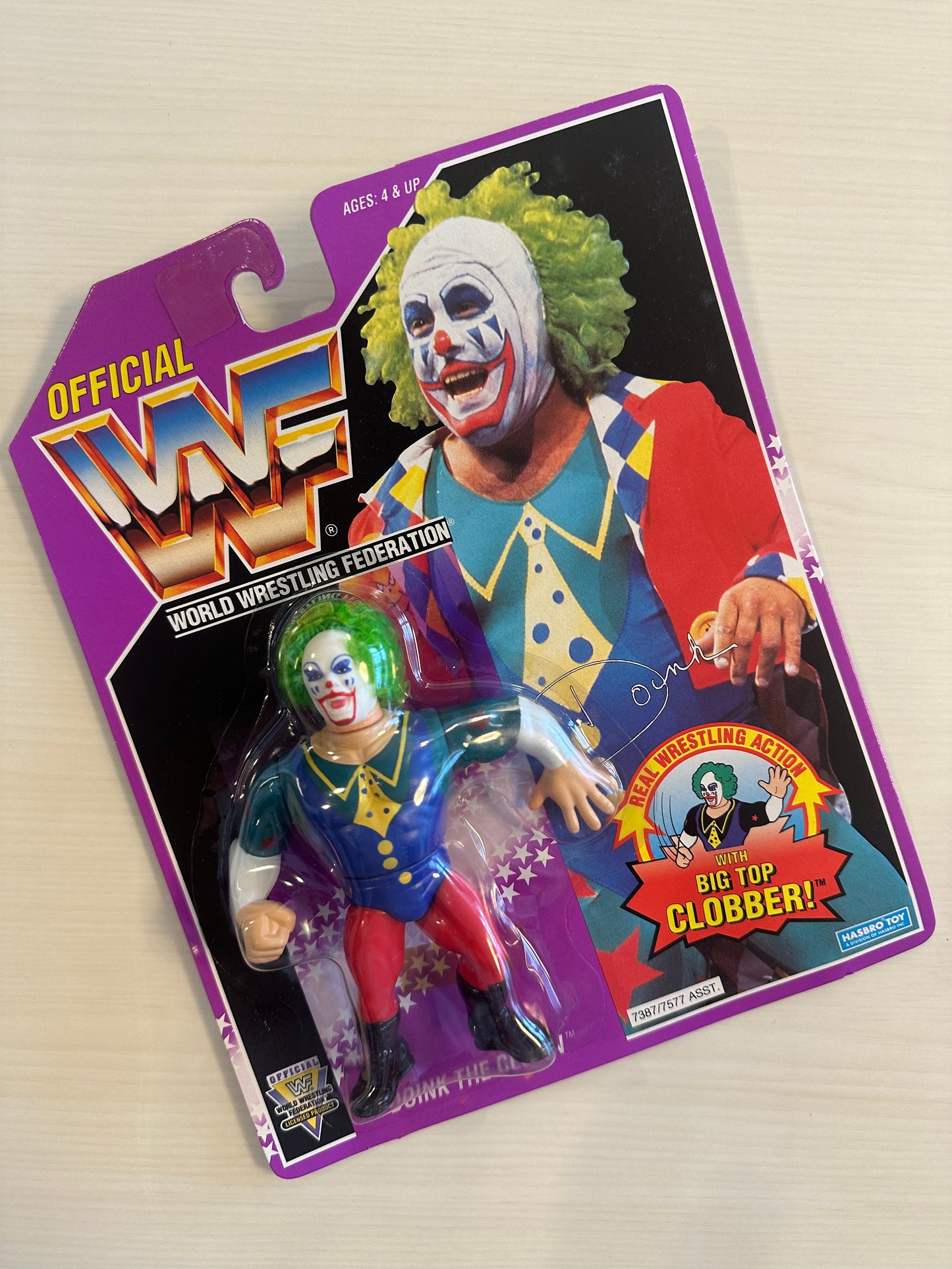 Doink the Clown Series 9 WWF Hasbro