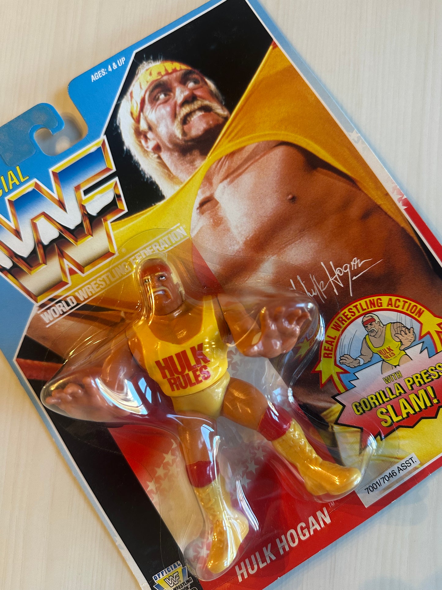 Hulk Hogan Series 1 WWF Hasbro