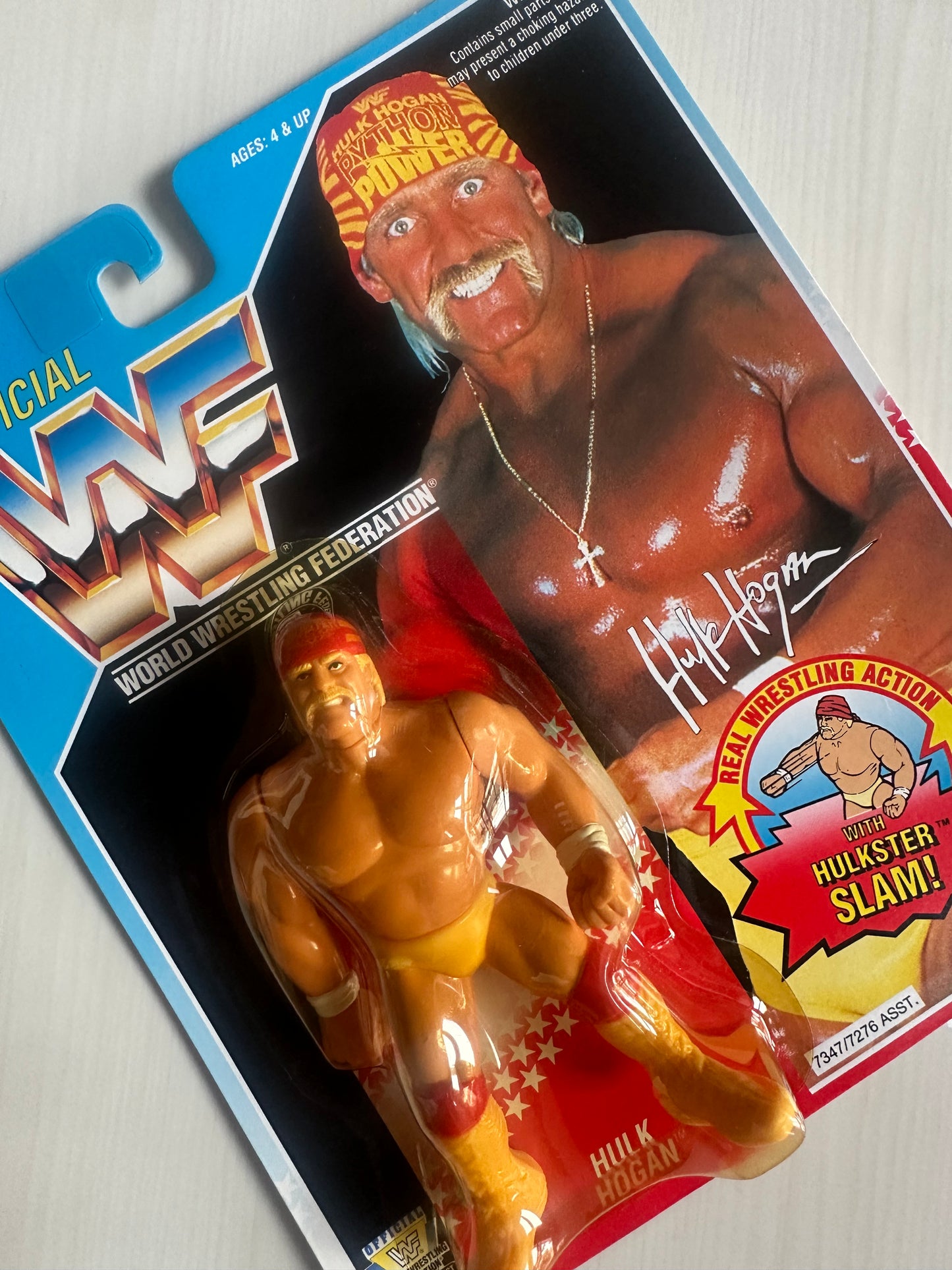 Hulk Hogan Series 5 WWF Hasbro MOC figure