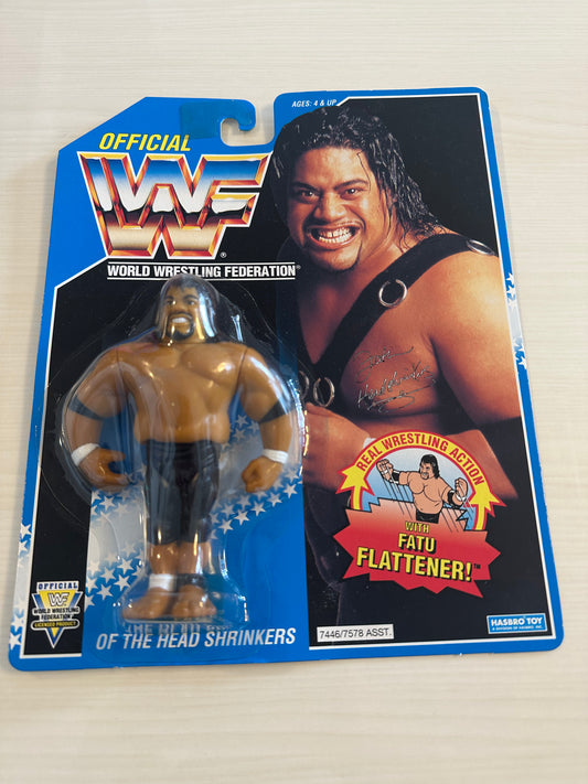 Fatu the Headshrinker Series 10 WWF Hasbro