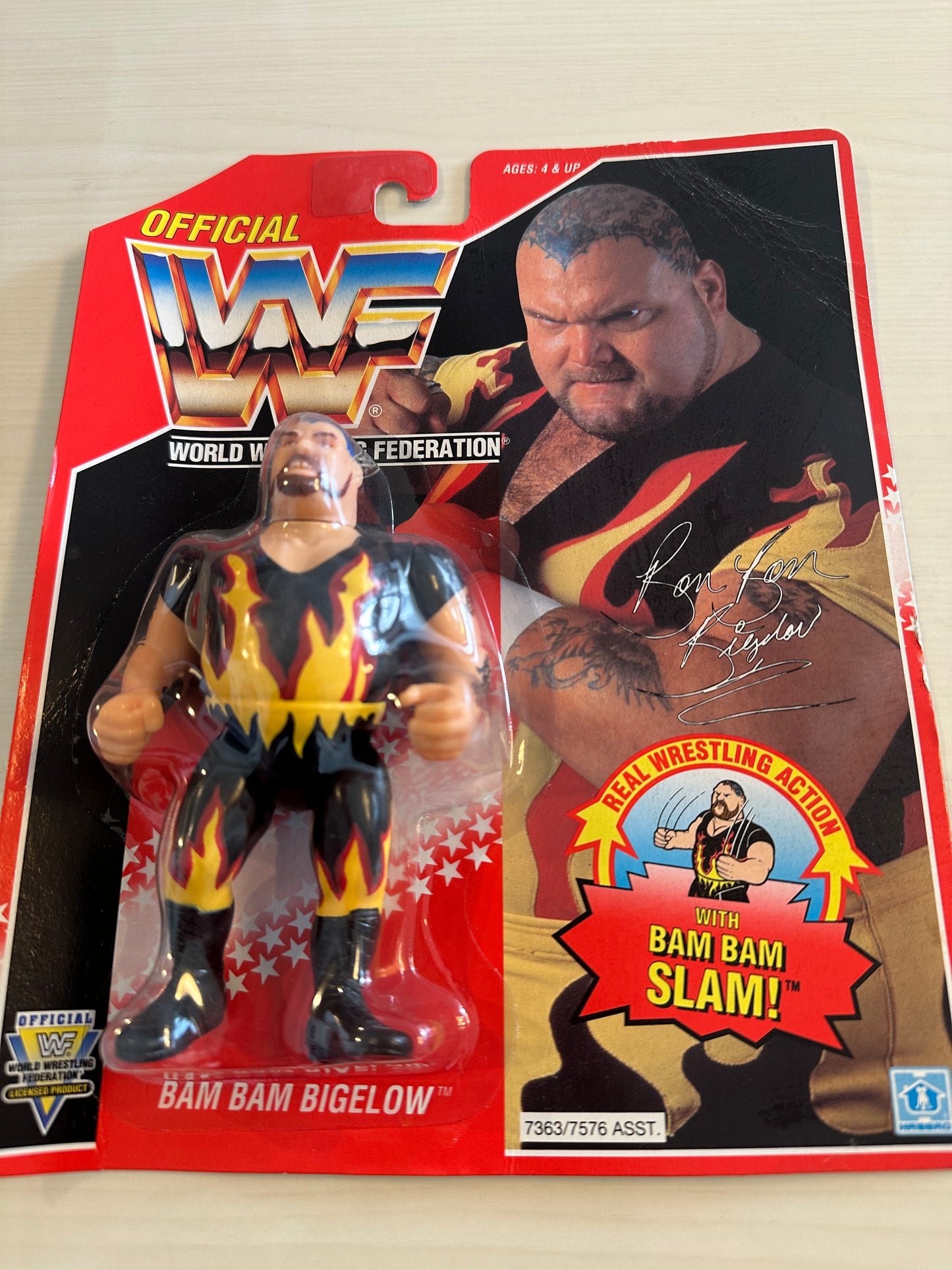 Bam Bam Bigelow Series 8 WWF Hasbro