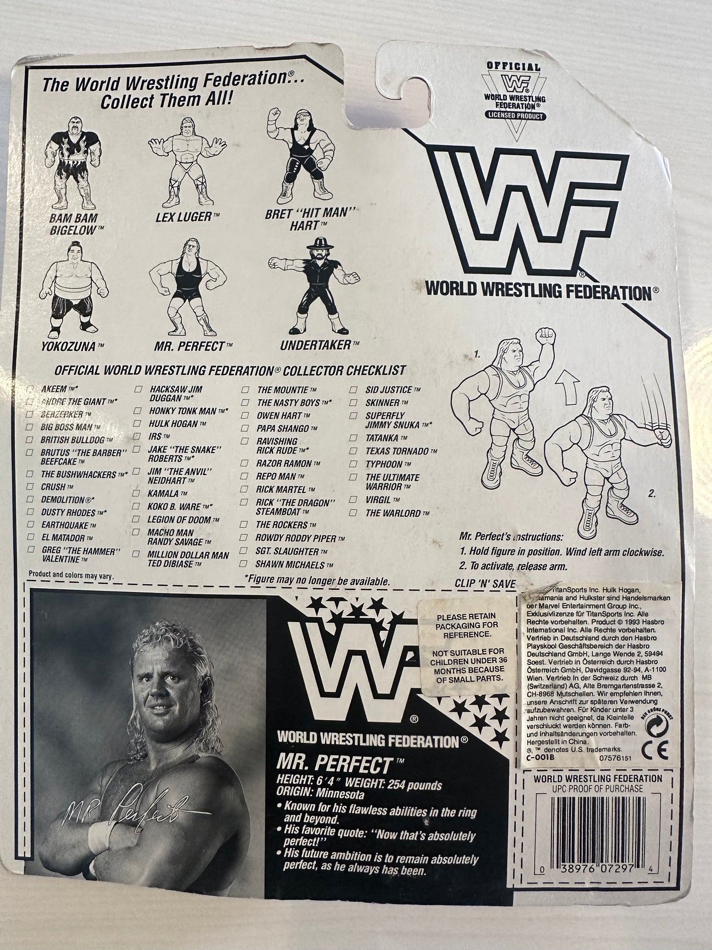 Mr Perfect Series 8 WWF Hasbro