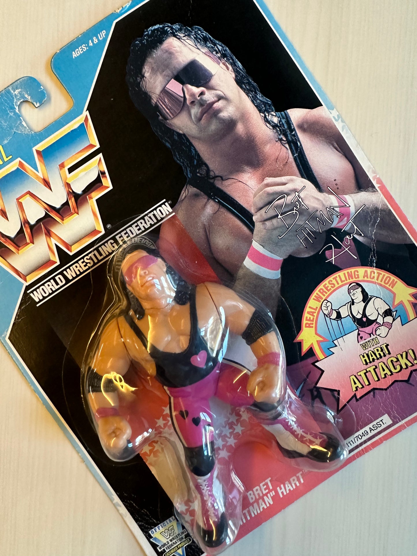 Bret the Hitman Hart Series 4 WWF Hasbro