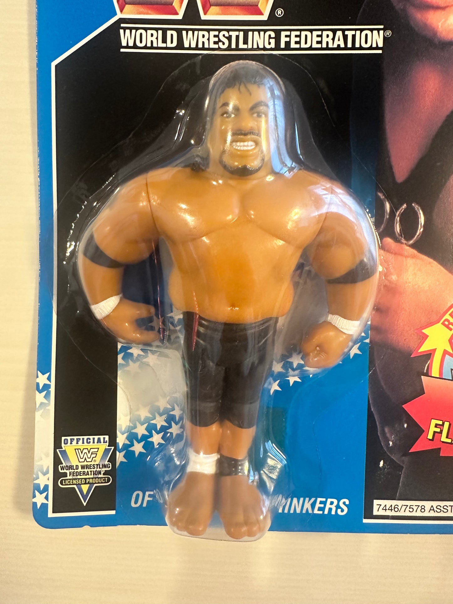 Fatu the Headshrinker Series 10 WWF Hasbro