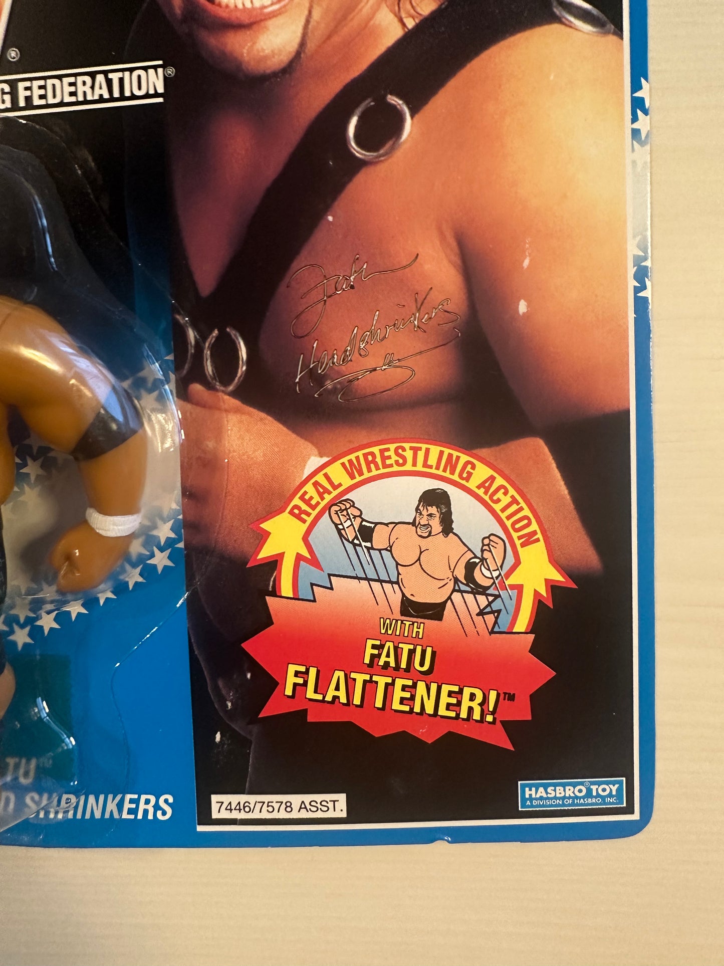 Fatu the Headshrinker Series 10 WWF Hasbro