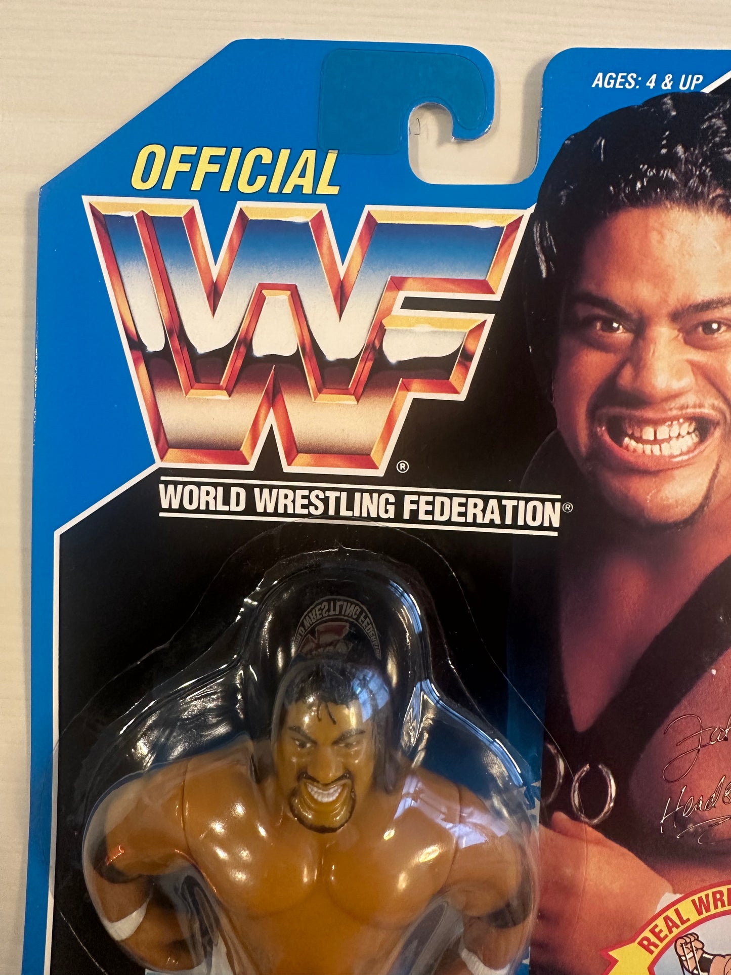 Fatu the Headshrinker Series 10 WWF Hasbro
